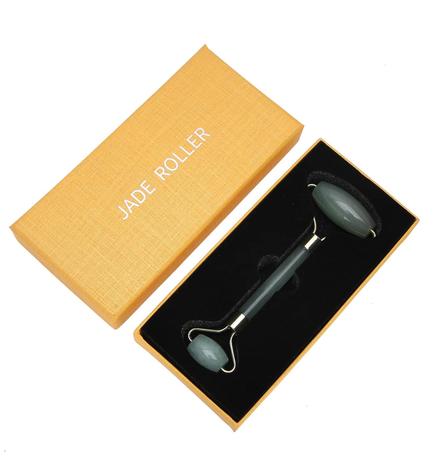Verdant Touch Facial Roller - Dual Head Natural Massager for Face Arm Back & Waist - Buy Online on GoSupps.com