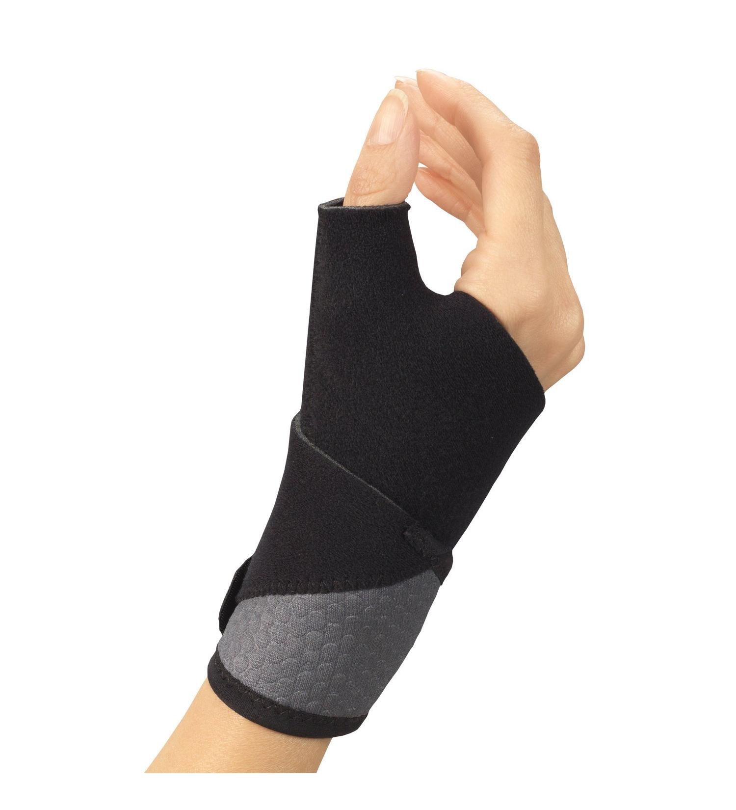 Champion Wrist-Thumb Support - Universal Fit Airmesh Fabric Black | International Shipping Available - Buy Online on GoSupps.com