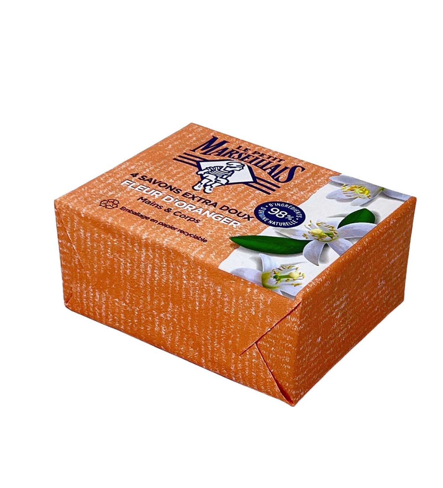 The Little Marseillais Le Petit Marseillais Extra sweet orange blossom soap 100 g - Buy Online on GoSupps.com
