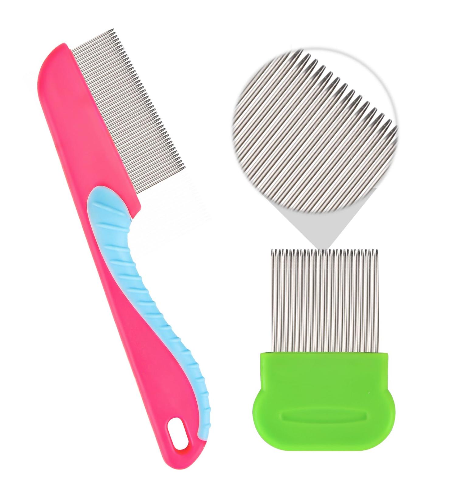 Optimal Lieskamm Nissen Comb Extra Fine Metal Lice & Flea Comb for Kids Adults & Pets | Safe Removal for All Ages - Buy Online on GoSupps.com