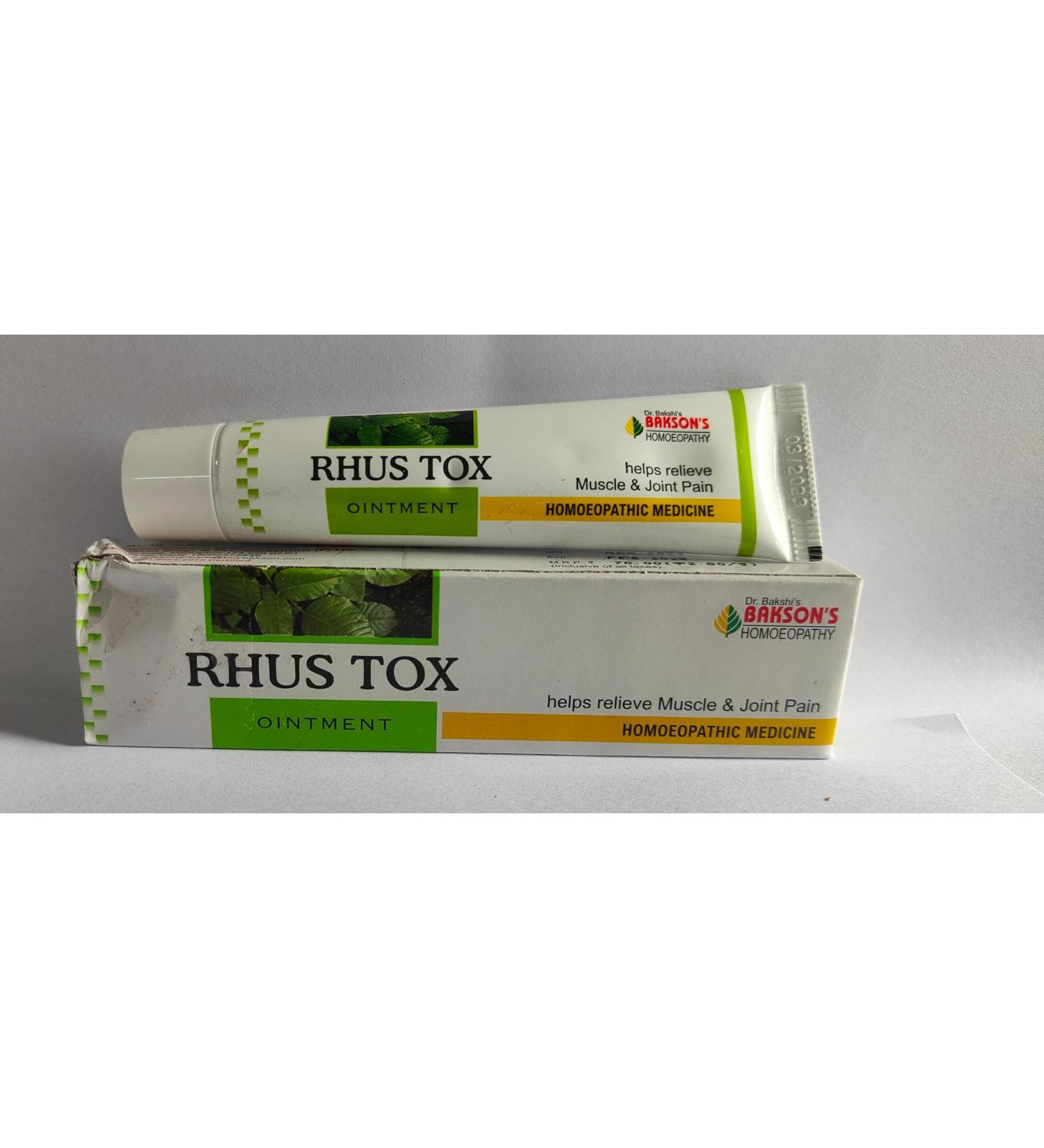 Blushdreams Bakson's Rhus tox Ointment 25g