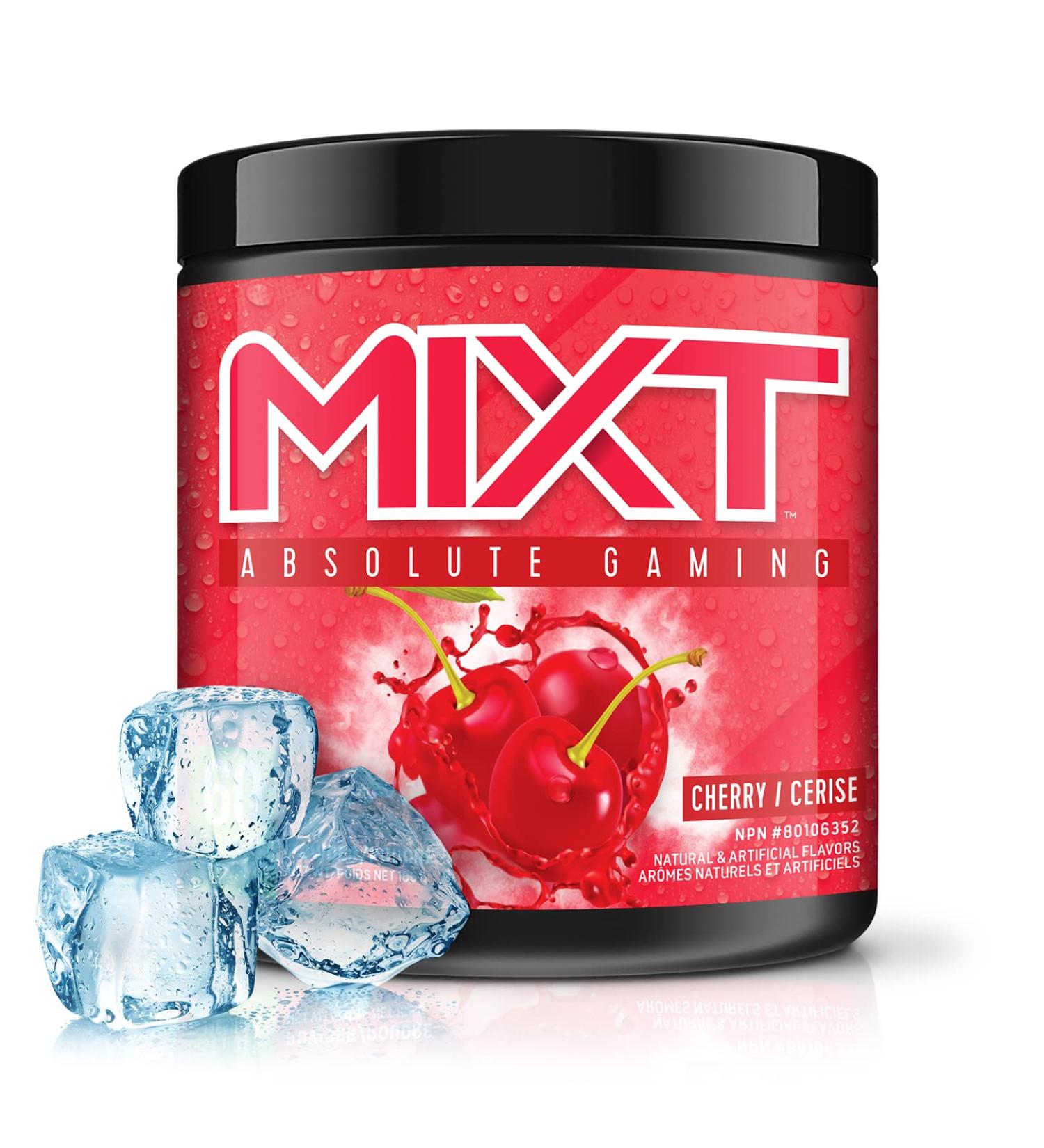 MIXT Energy Drink Mix Energy Powder 8 Hour Energy Formula Designed for Concentration Focus and Hours of Energy Without the Crash Sugar Free (60 Servings) (Cherry) - Buy Online on GoSupps.com