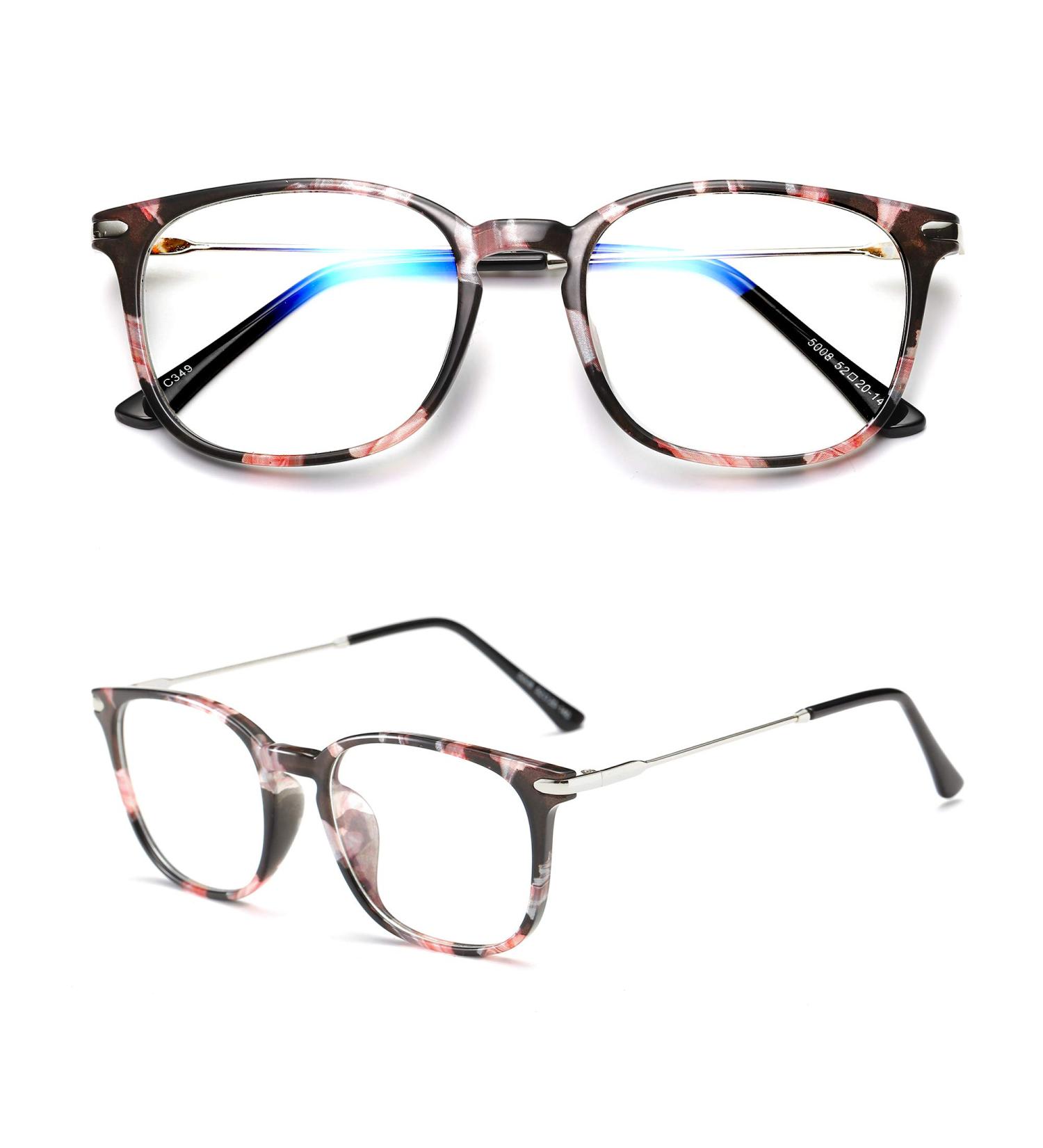 Penbea Women's Blue Light Blocking Glasses - Stylish Anti-Blue Light Eyewear for Computer Gaming and Work - Flower Design - Buy Online on GoSupps.com