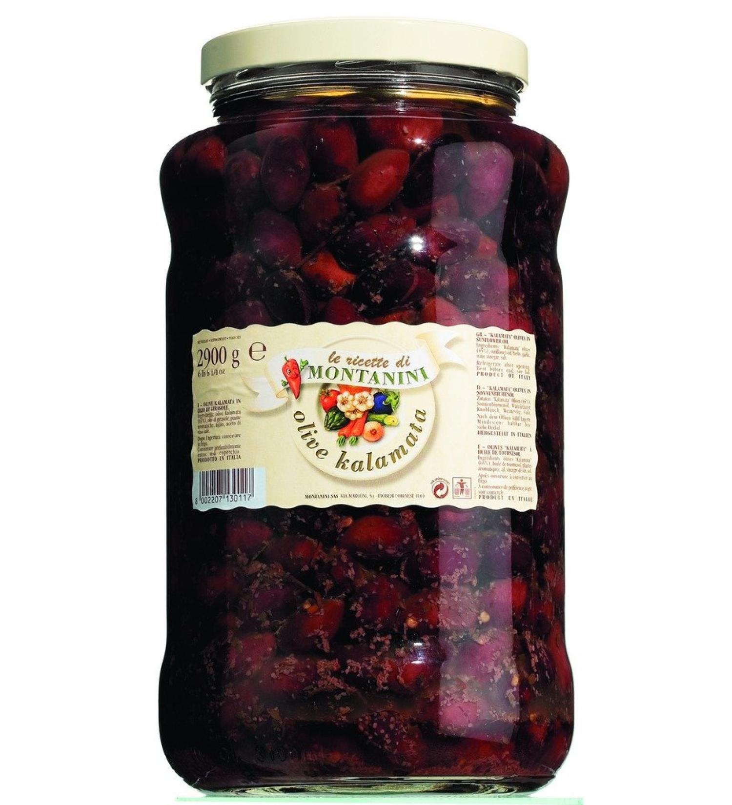 Montanini Montanini Kalamata Olives Brown 2900g