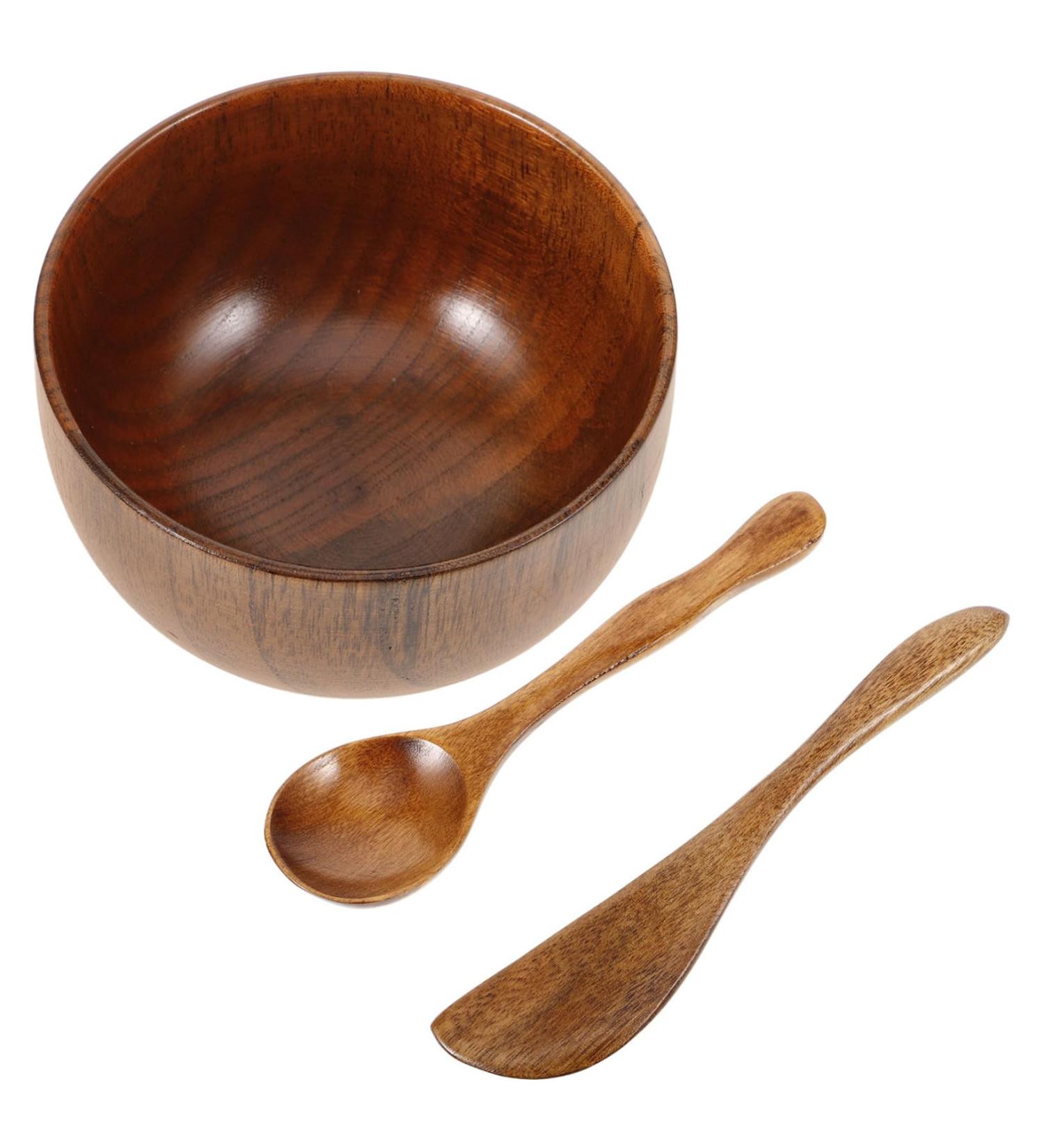 GALPADA Bol Bois pour Masque Facial avec Spatule et Cuill re Kit de M lange Pratique et Accessoire Beaut S r et pour Soins Visage pour Usage Quotidien et Voyage R utilisable - Buy Online on GoSupps.com
