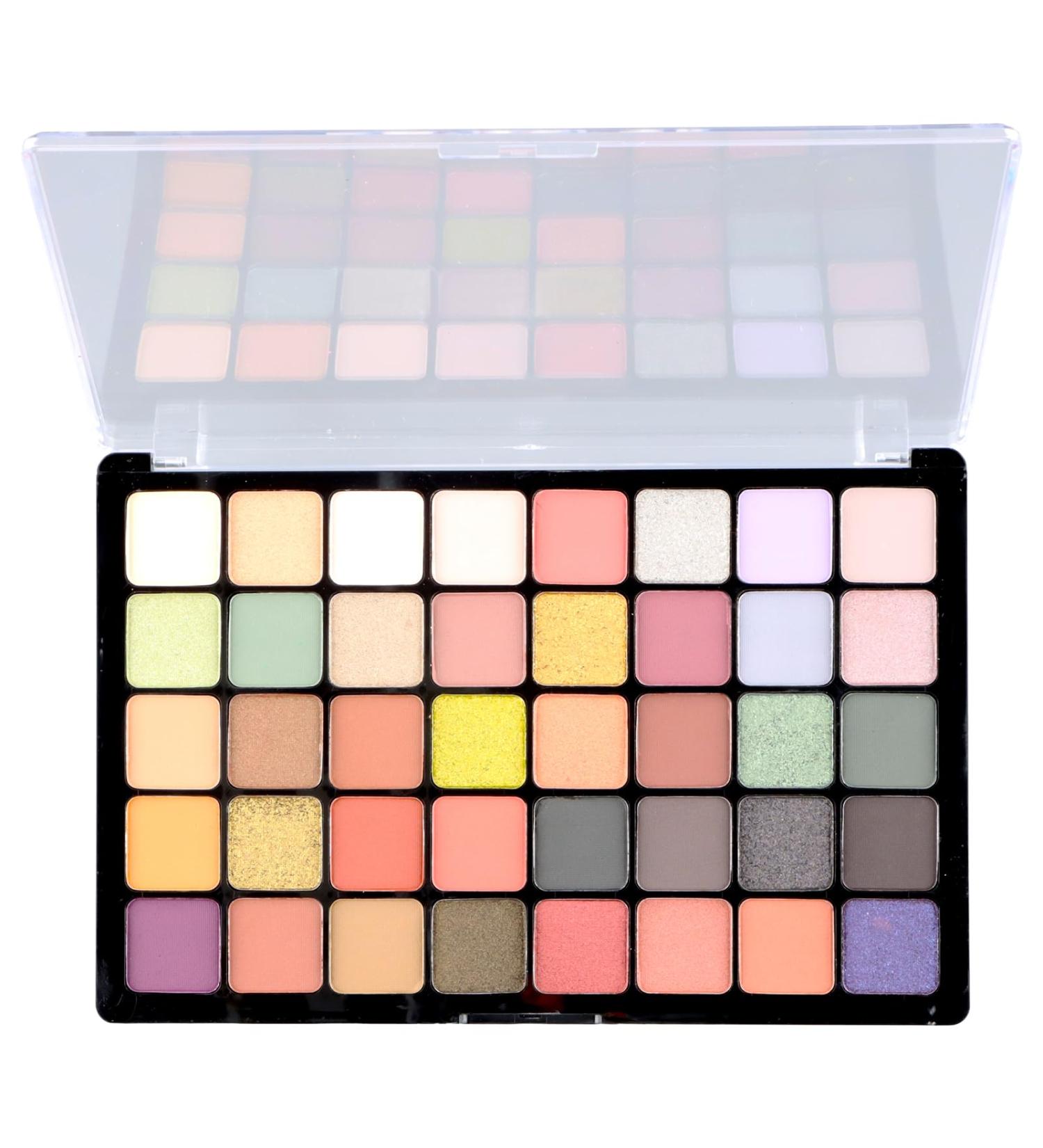 Volumoon Eyeshadow Palette of 40 Colours in Matte and Shimmer Makeup Palette Colourful Matte Glitter Shimmer Nude Powder Eye Makeup Set Gift for Women and Girls - Buy Online on GoSupps.com