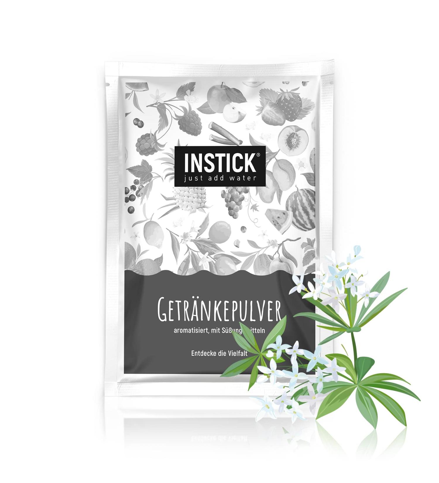 Intick Sugar-Free Instant Drink - Waldmeister Flavor | Vegan Low-Calorie Powder | 18L Pack with Vitamin C - Buy Online on GoSupps.com