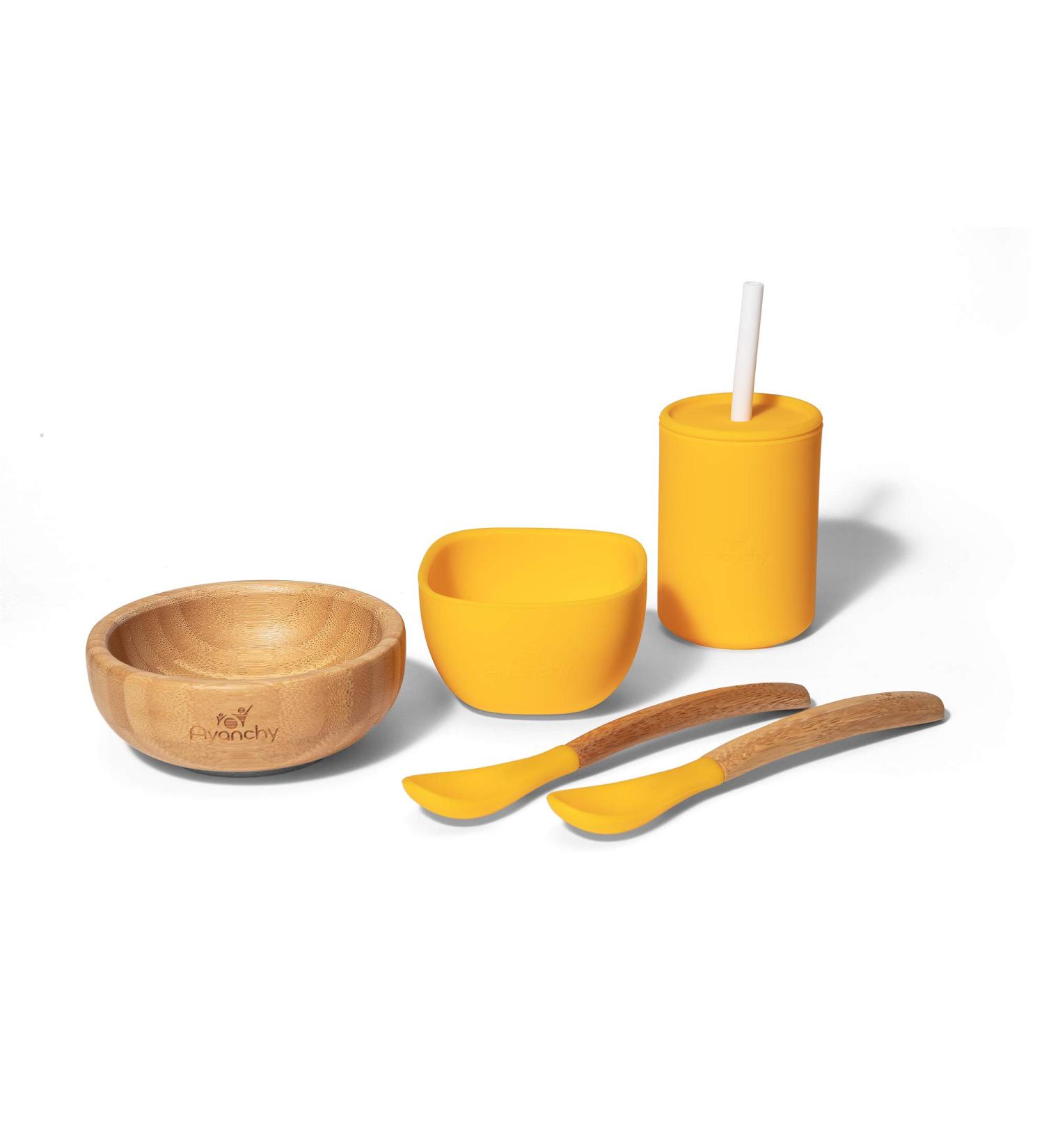 La Petite Bamboo Mini Bowl - Yellow | Eco-Friendly Serving Dish - Buy Online on GoSupps.com