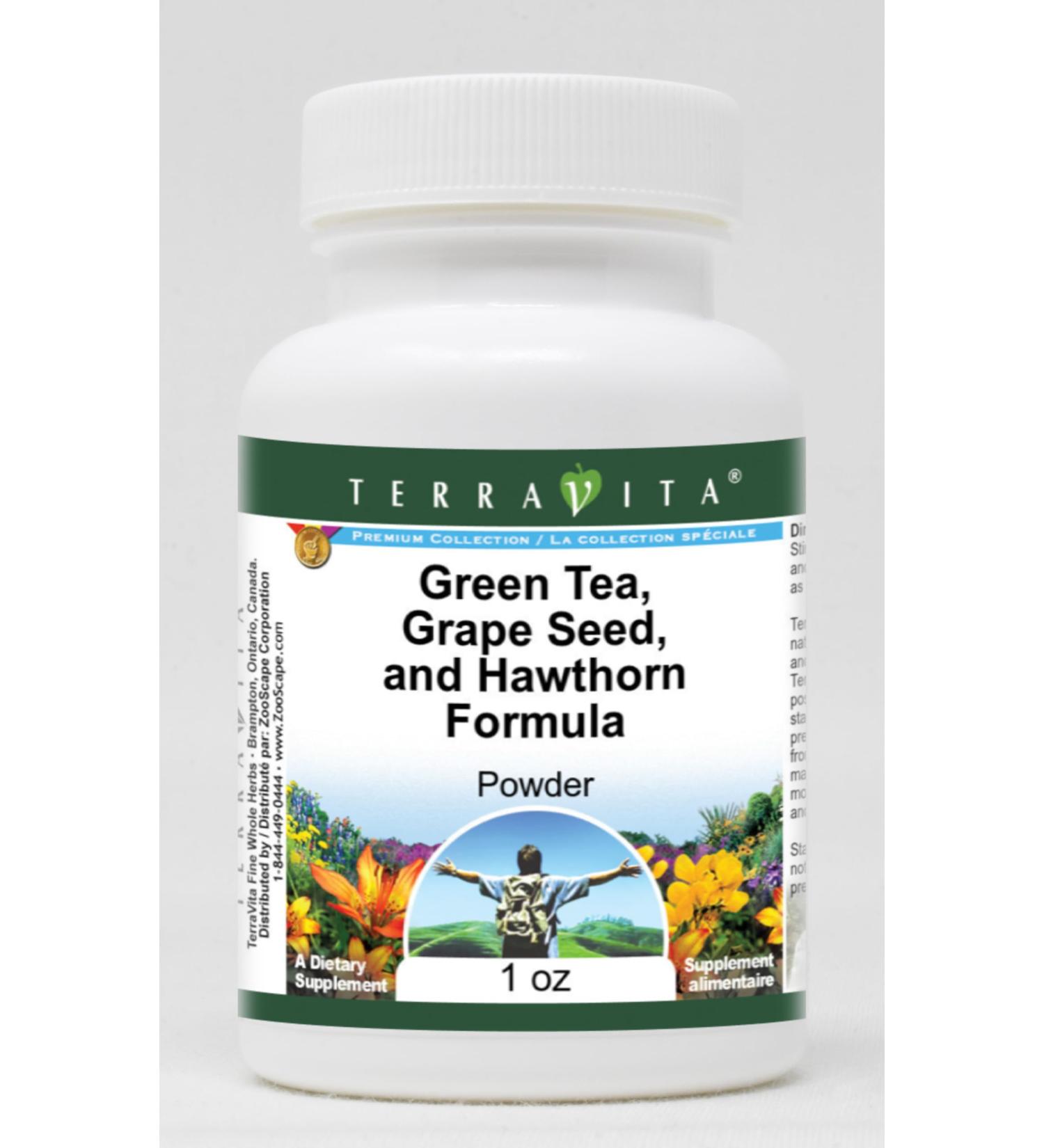 High Blood Pressure Support Powder - Green Tea Grape Seed and Hawthorn (1 oz ZIN: 517082) - Buy Online on GoSupps.com