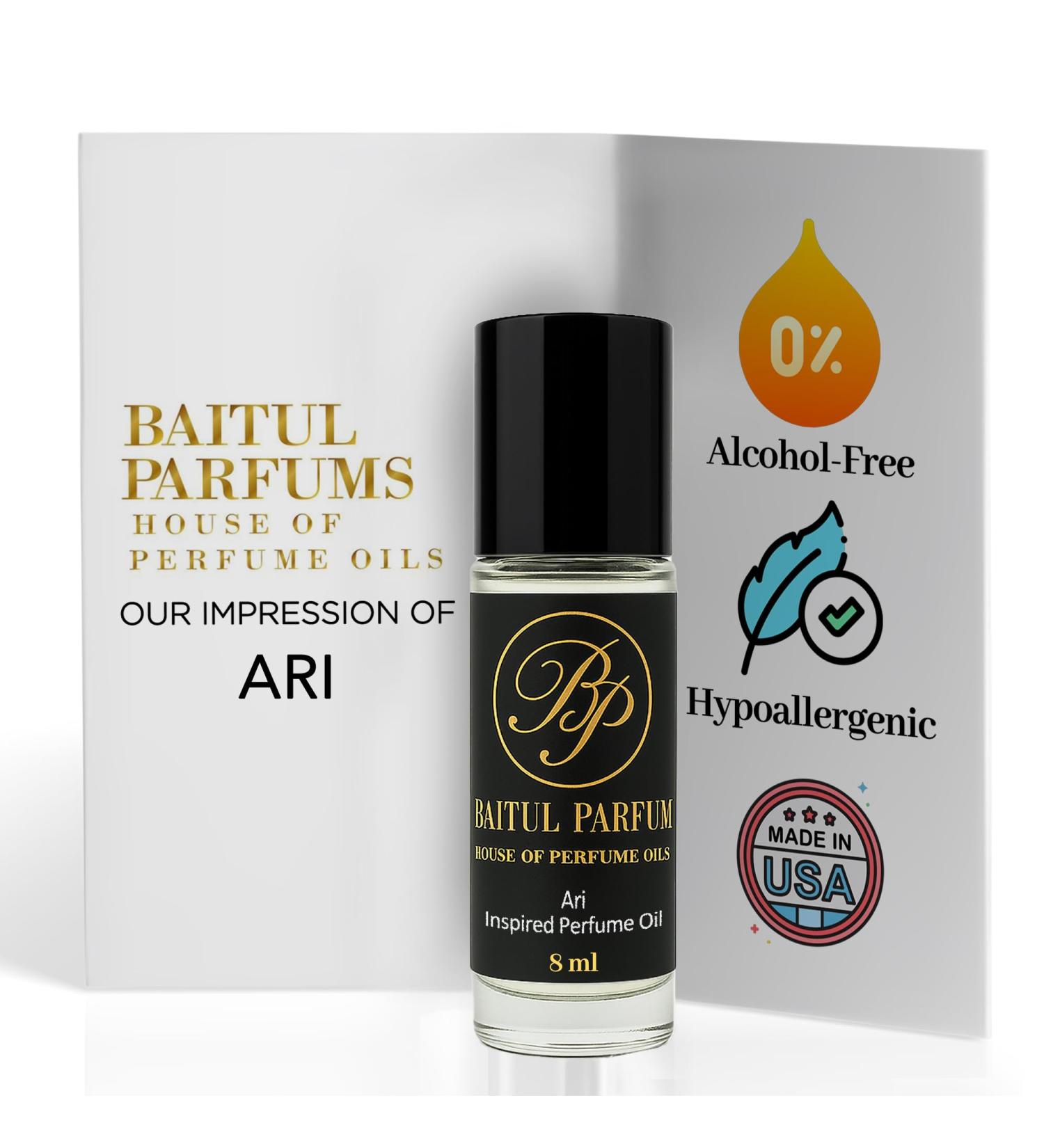ASMARKET Comparable to Ari Alcohol-Free Perfume Oil 8ml Travel Size Roll-On Glass Bottle Long Lasting Fragrance 98% True-to-Scent Clean Scent Perfume Main Accords - Sweet Fruity Floral Musk - Buy Online on GoSupps.com