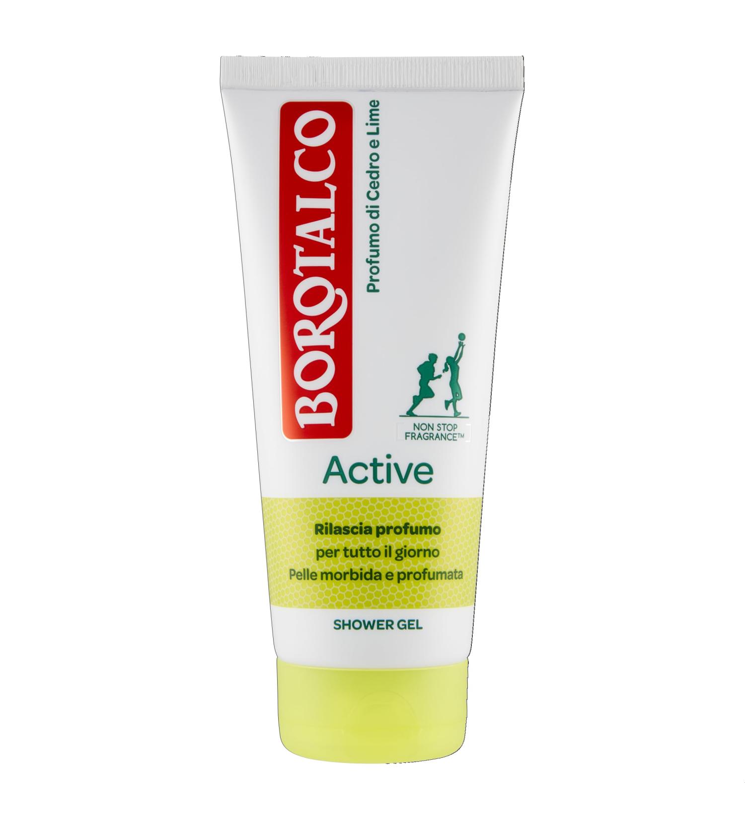 Borotalco Shower Active Cedar and Lime - 200 ml - Buy Online on GoSupps.com