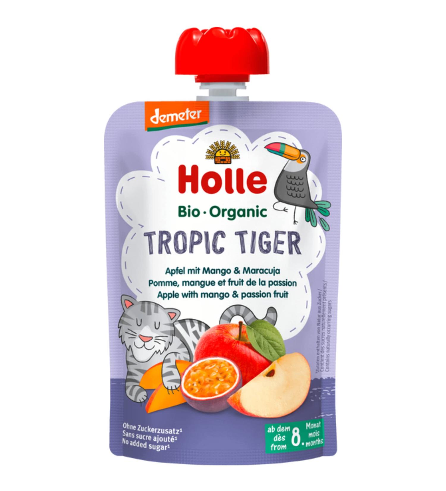 HOLLE Apple handle and passion fruit pouch Holle 100 g - Buy Online on GoSupps.com