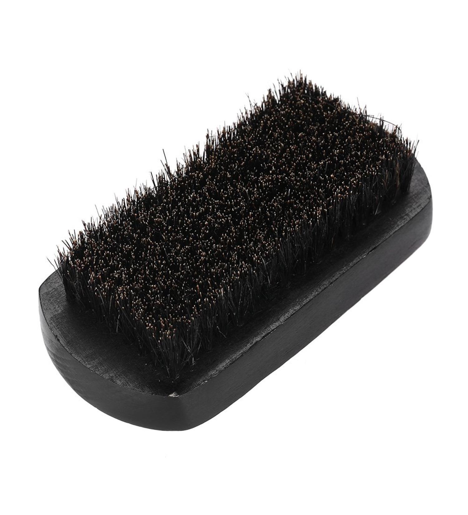 Men's Mustache Oval Black Brush - Premium Beard Care & Cleaning Kit for Styling & Massaging - Buy Online on GoSupps.com