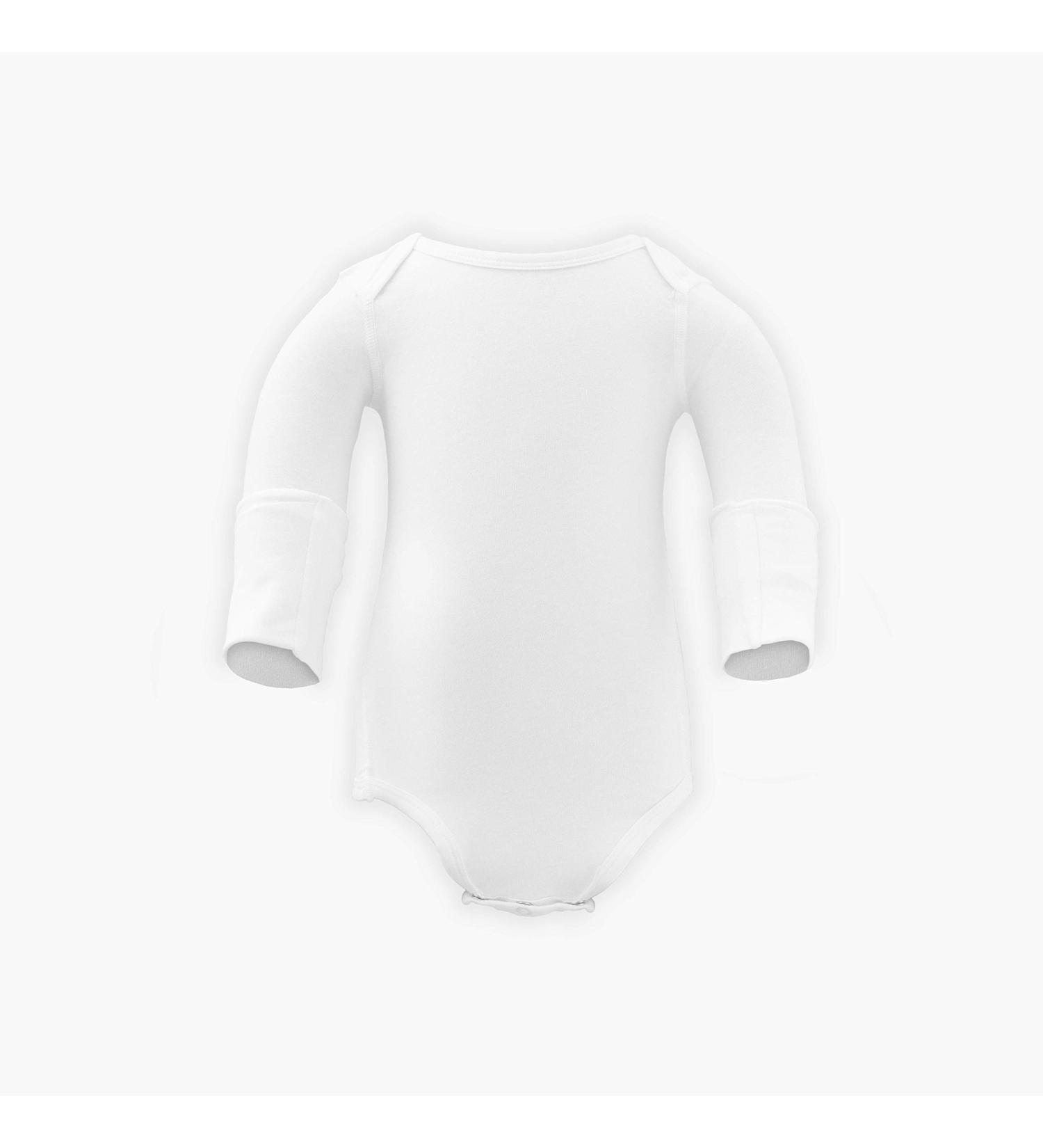 Unisex Baby Long Sleeve Bodysuit for Eczema Relief and Moisturized Skin | Anti-Itch Skincare Clothing with Foldable Mittens 0-3 - Buy Online on GoSupps.com