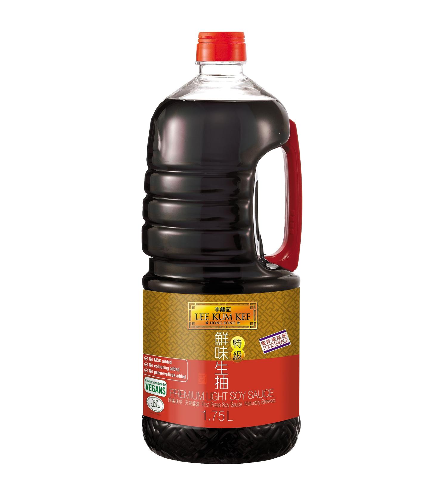 Lee Kum Kee Light Soy Sauce Premium - 1.75L Soy-Based Seasoning Sauce for International Shipping - Buy Online on GoSupps.com