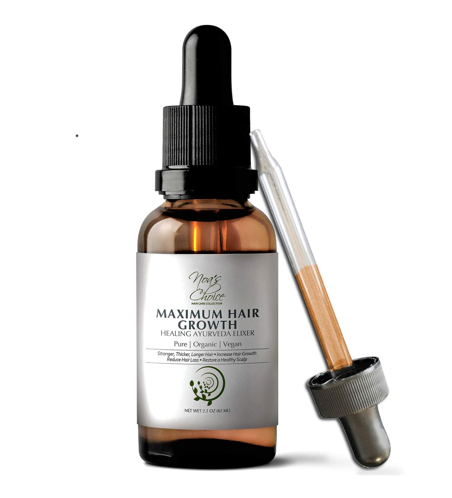 Noa's Choice Organic Ayurvedic Hair Growth Formula - Fuller, Longer, Thicker Hair - Buy Online on GoSupps.com