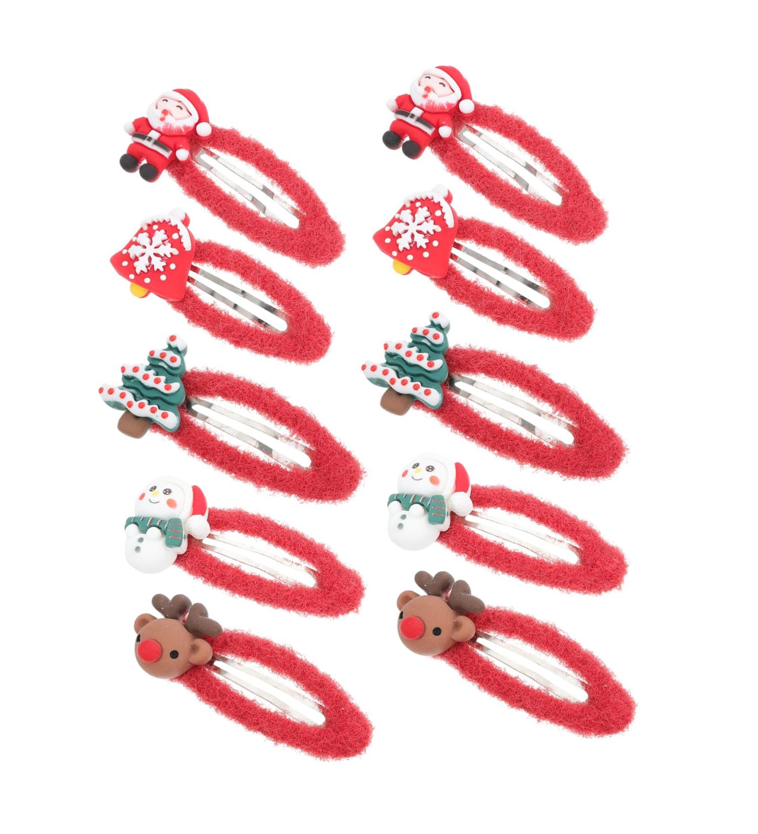 FRCOLOR 5 Pairs Christmas Hair Clips Lovely Hairwear Party Hairpin Antler Hair Clip Kids Barrettes for Hair Christmas Barrette Resin Hair Clip Kids Holiday Hair Clips Child Girl Grip Iron - Buy Online on GoSupps.com