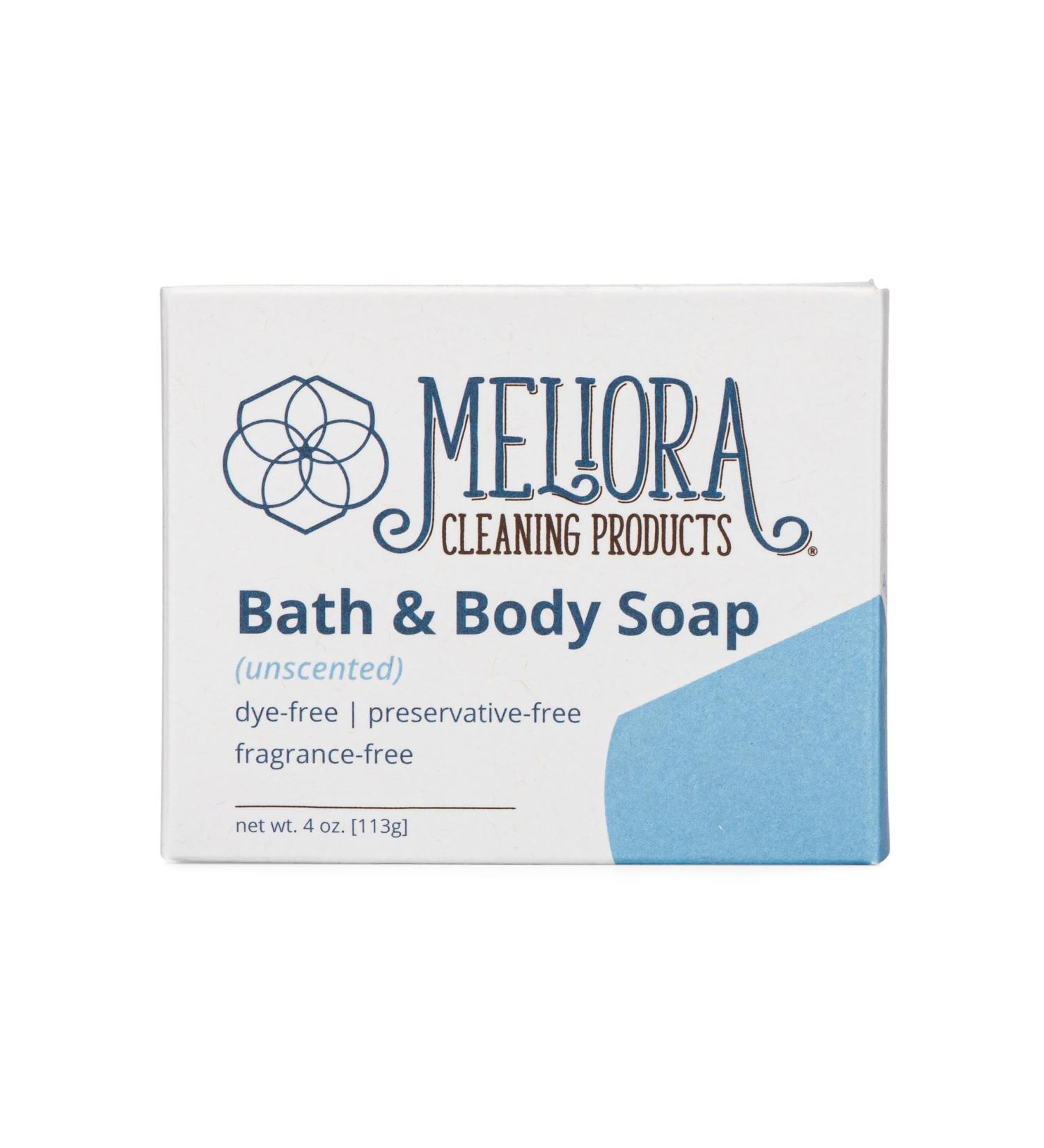 Meliora Cleaning Products Bath & Body Soap Bar Unscented