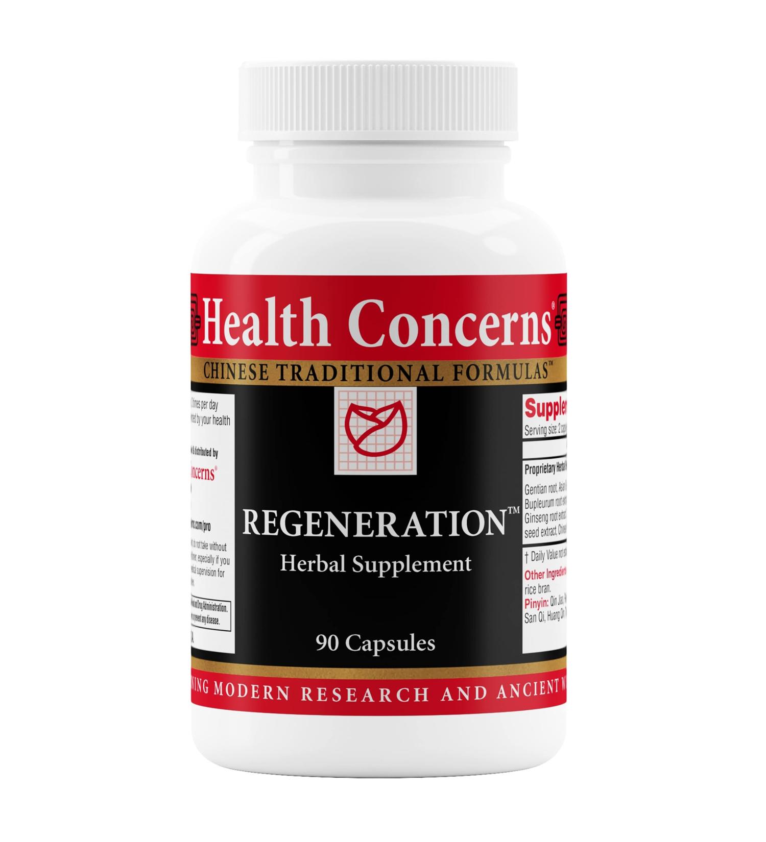 Health Concerns Regeneration Immune System Support & Liver Health Supplement Detox Cleanse & Energy Balance Traditional Chinese Herbal Formula 90 Capsules 90 Count (Pack of 1) - Buy Online on GoSupps.com