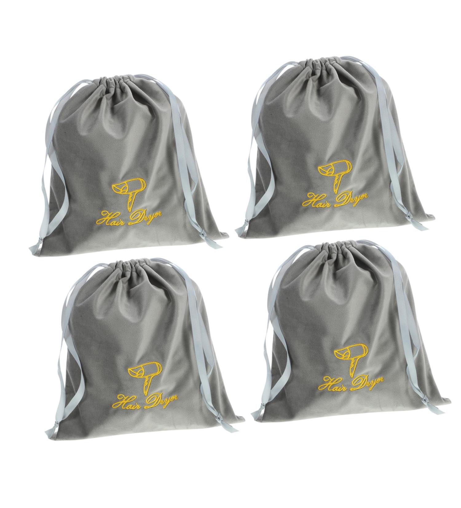 Healeved 4pcs Drawstring Pouch Hair Dryer Drawstring Bags Portable Drawstring Bag - Buy Online on GoSupps.com