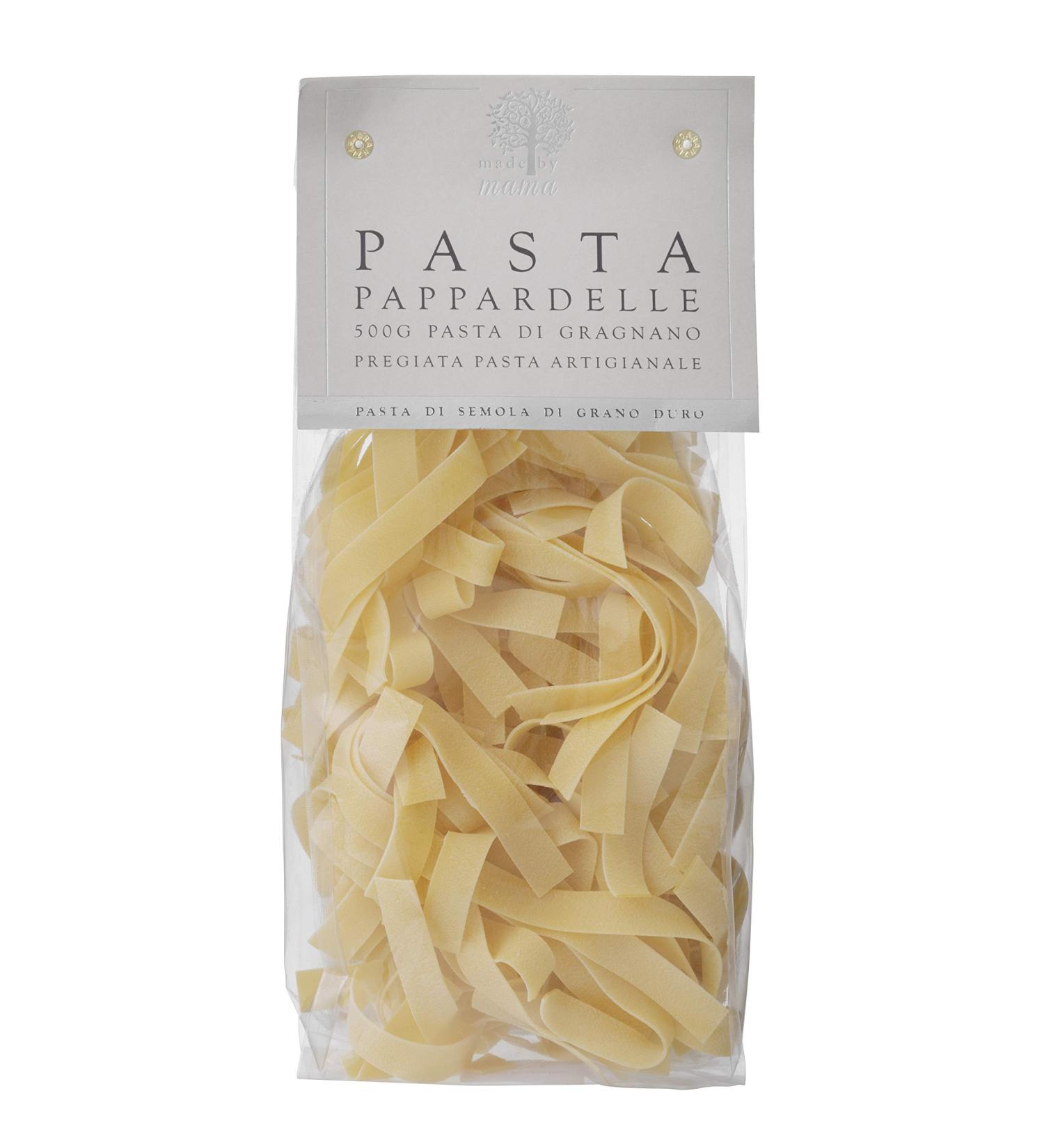 Authentic Italian Pasta di Gragnano Parpadelle - 1 Pound Pack | Made by Mama with Semola di Grano Duro - Buy Online on GoSupps.com