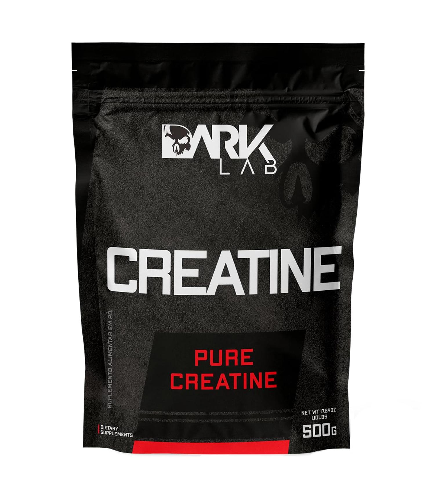 Dark Lab Creatine Monohydrate 500g - 166 Servings of 100% Pure Creatine for Muscle Building Strength Energy & Athletic Performance - Buy Online on GoSupps.com