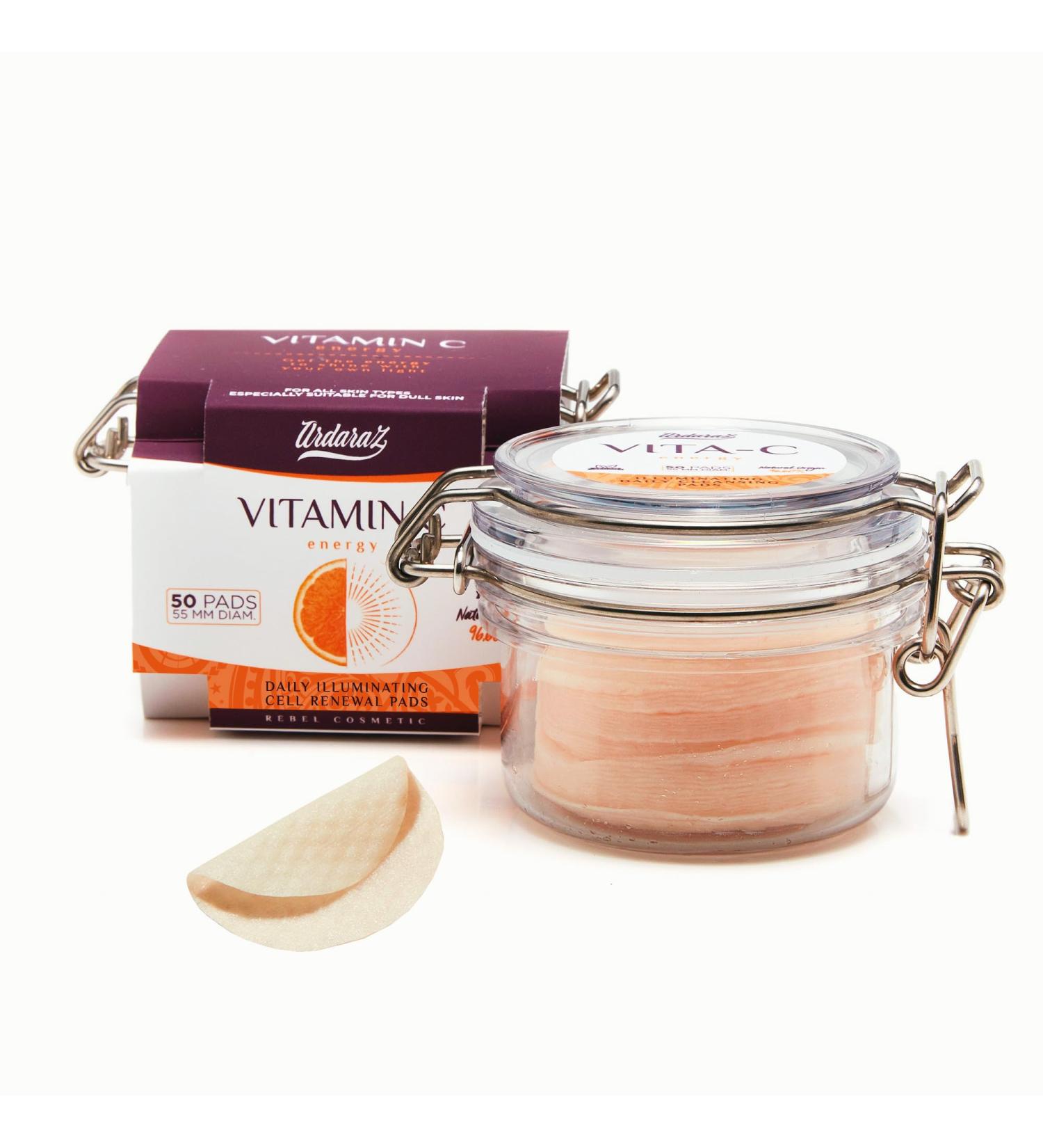 Ardaraz AHA Peeling Discs - Gentle Daily Chemical Peel with Glycolic & Ascorbic Acid for Sensitive Skin | 50 Units - Buy Online on GoSupps.com