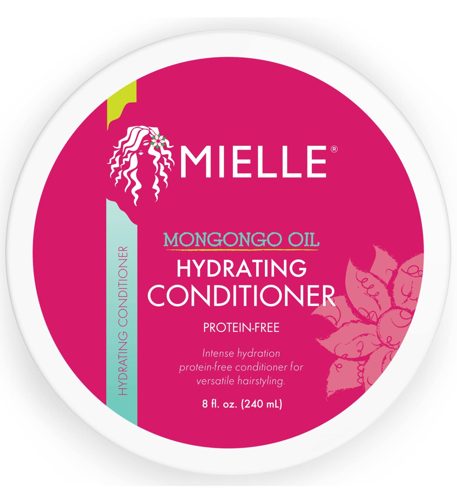 Mielle Organics Mongongo Oil Hydrating Conditioner - 8oz | Protein-Free, Moisturizing Formula - Buy Online on GoSupps.com