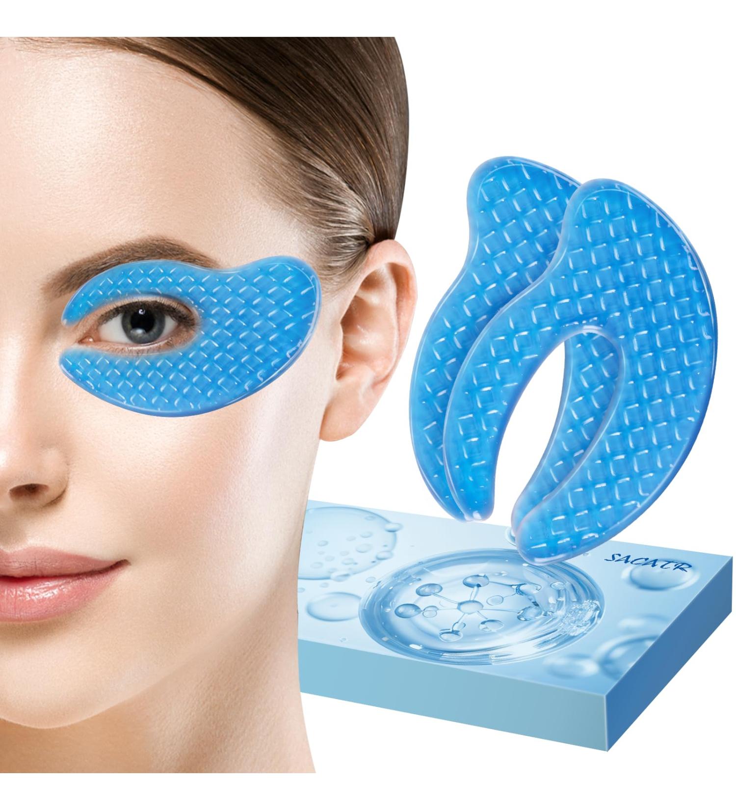 Blue Copper Peptide Under Eye Patches Reduce Dark Circles Puffiness & Wrinkles | 5 Pairs | International Shipping - Buy Online on GoSupps.com