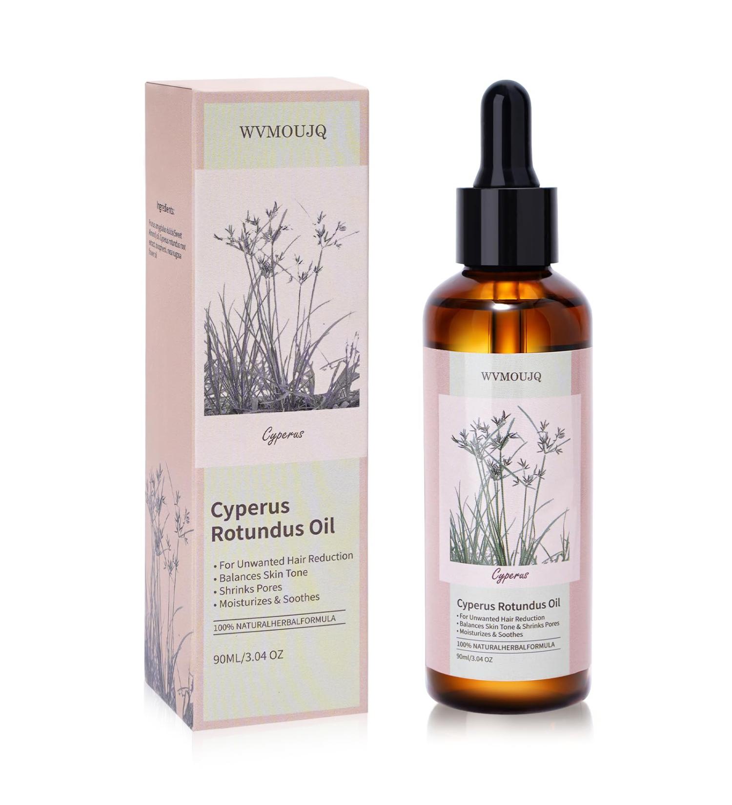 Cyperus Rotundus Oil for Hair Removal Natural Lightweight & Gentle Formula That Slows Regrowth Safe for Sensitive Skin for Longer-Lasting Smoothness with Less Shaving - Buy Online on GoSupps.com