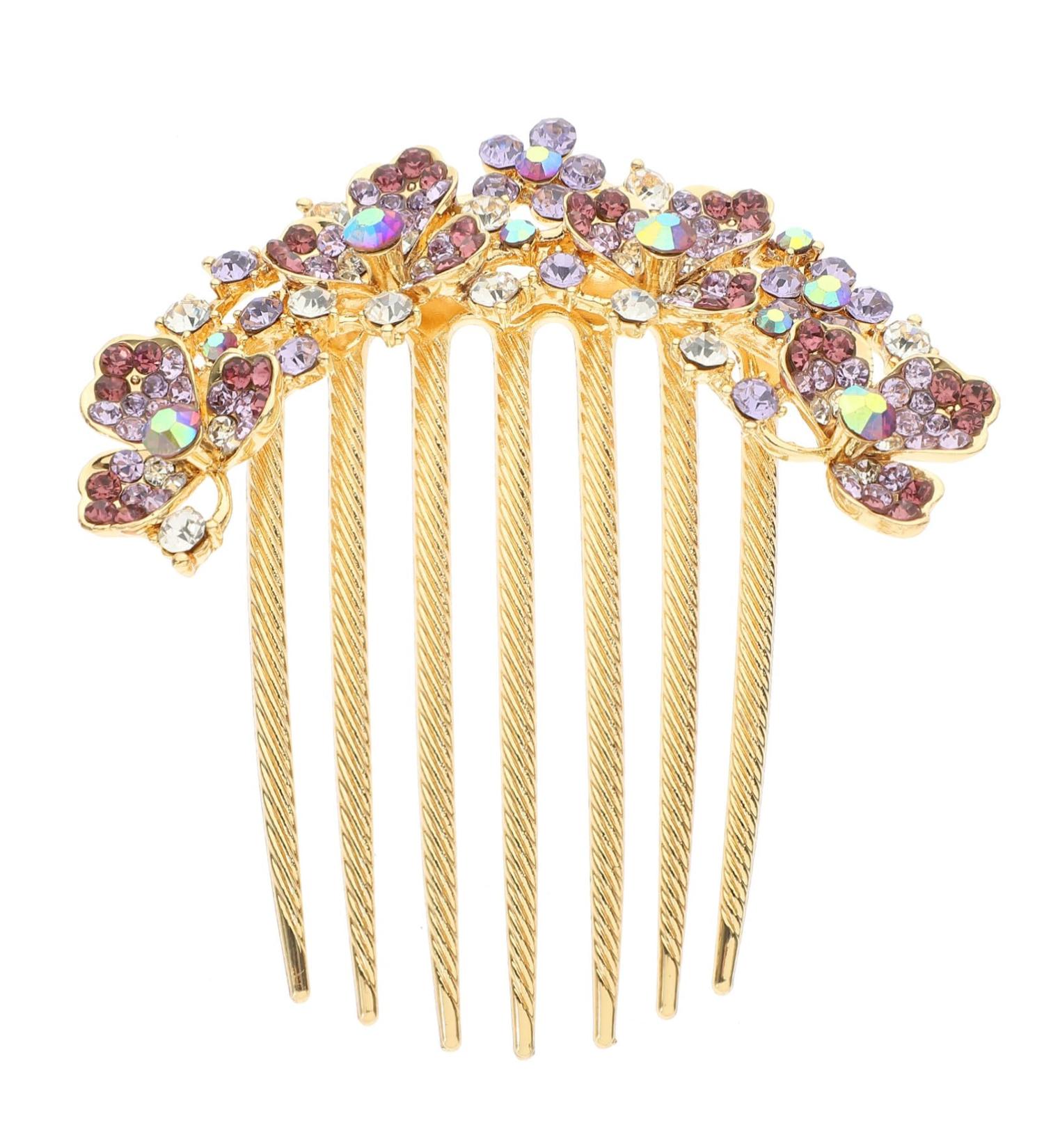 Beaupretty Hair Jewelry Wedding Accessories for Brides Decorative Hair Combs for Women Accessories Prom Hair Accessories Wedding Hair Accessories Rhinestones Purple Rhinestone Hair Alloy Miss - Buy Online on GoSupps.com