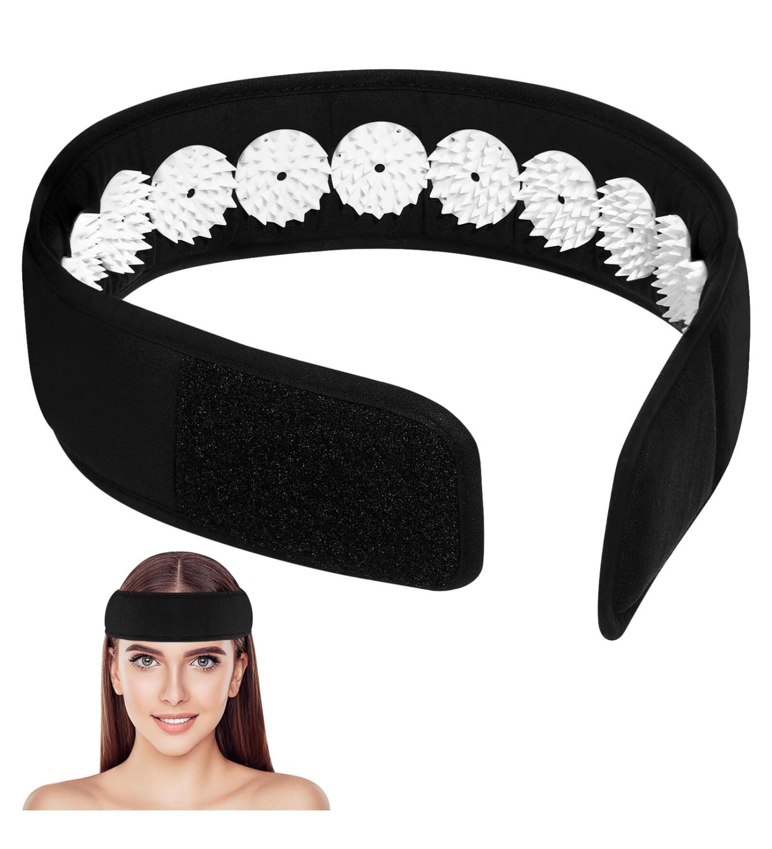 VALICLUD Head Acupressure Wrap - Acupuncture Massage Belt & Pressure Point Mat for Muscle Relaxation - International Shipping Available - Buy Online on GoSupps.com