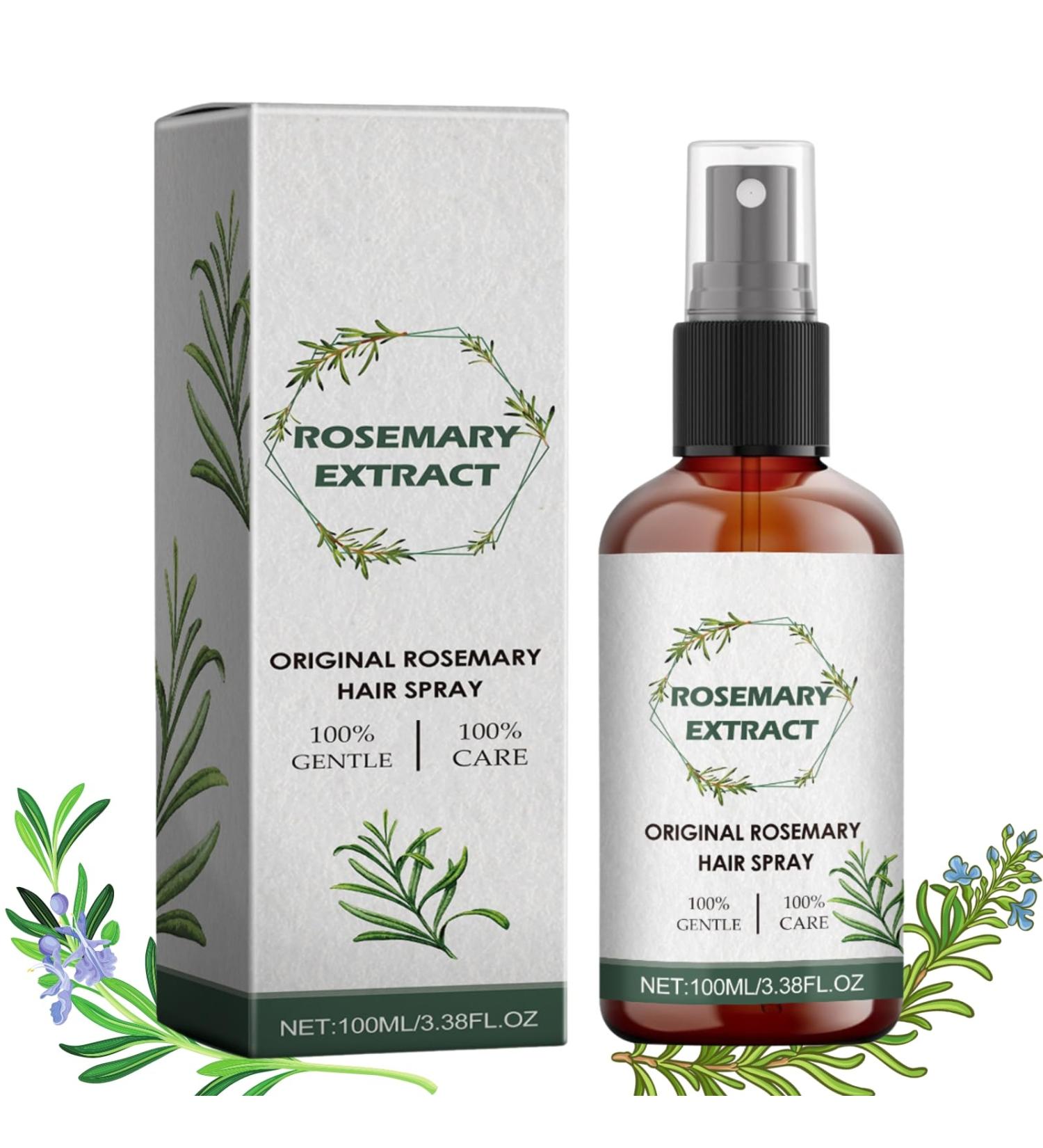 Rosemary Hair Spray Organic Rosemary Oil for Hair Growth Natural Rosemary Hair Oil Smooth & Soft Hair 100ml Rosemary Extract with Castor Seed Oil Prevents Hair Loss and Soothes Scalp - Buy Online on GoSupps.com