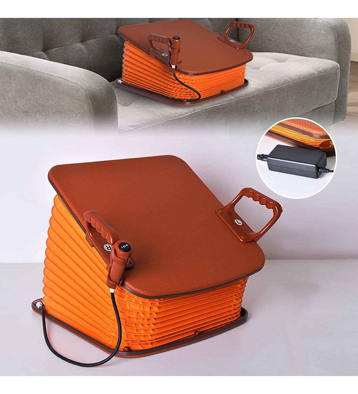 Portable Electric Uplift Seat Assist Cushion Lift and Sofa Stand Assist with Memory Foam Cushion Built-in Handle Support Up to 100Kg/220Lbs for Elderly Disabled Pregnant Woman - Buy Online on GoSupps.com