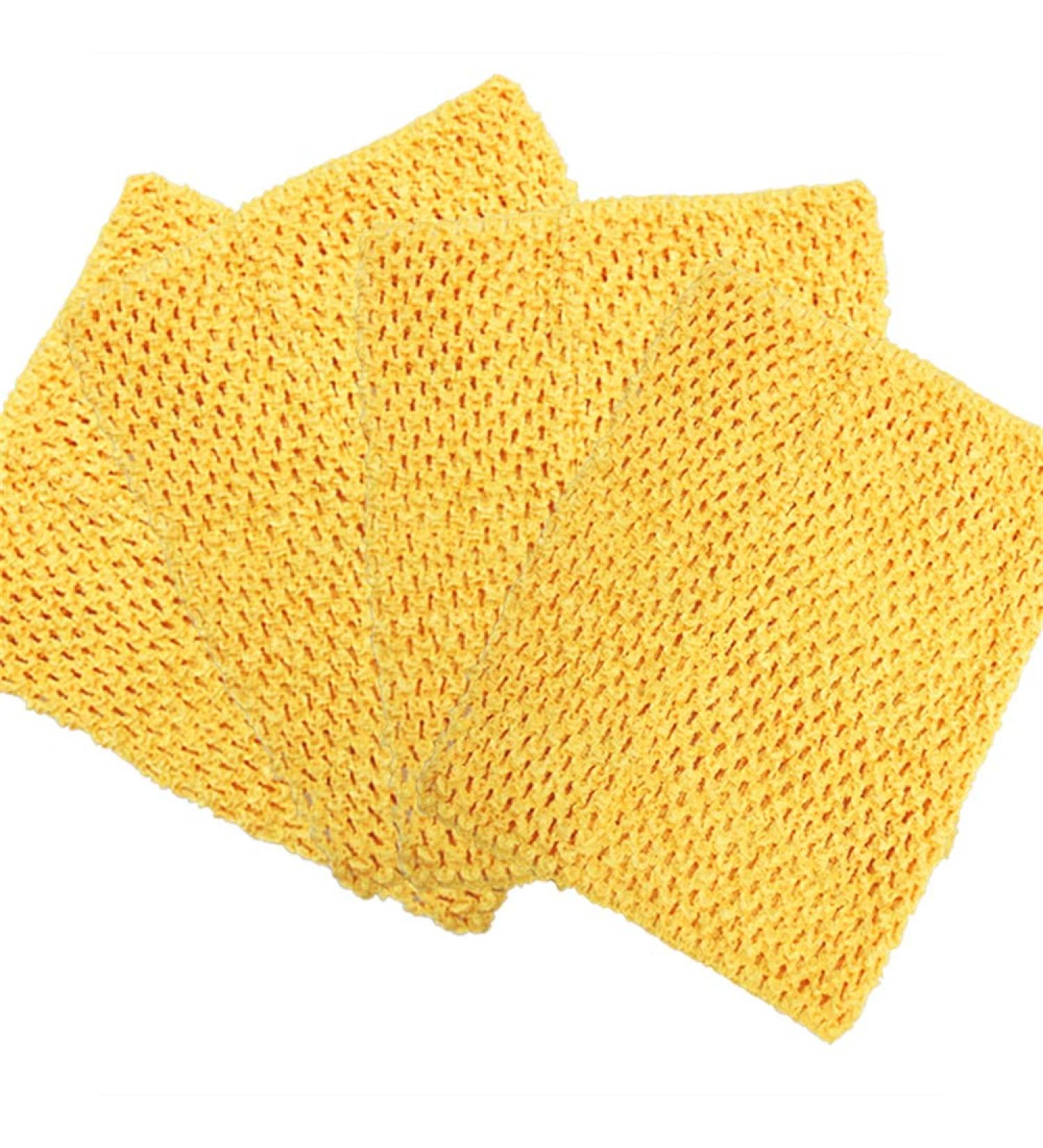 Time to Sparkle Crochet Tube Top Tutu Dress Baby Girls Skirt Pettiskirt - Lemon 18x22cm (4pcs) - Buy Online on GoSupps.com