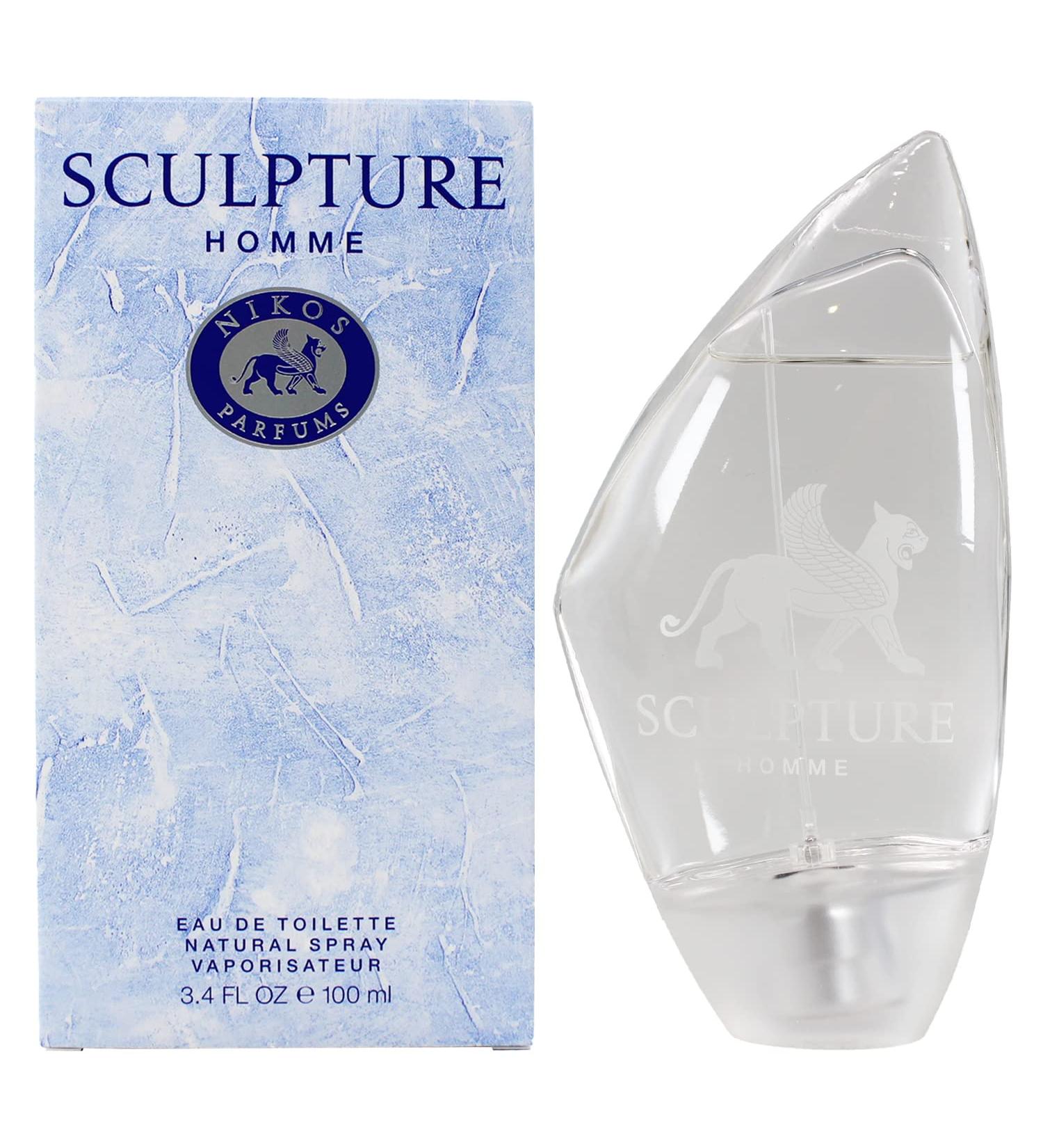 Sculpture Homme by Nikos 3.3oz 100ml EDT Spray - Buy Online on GoSupps.com