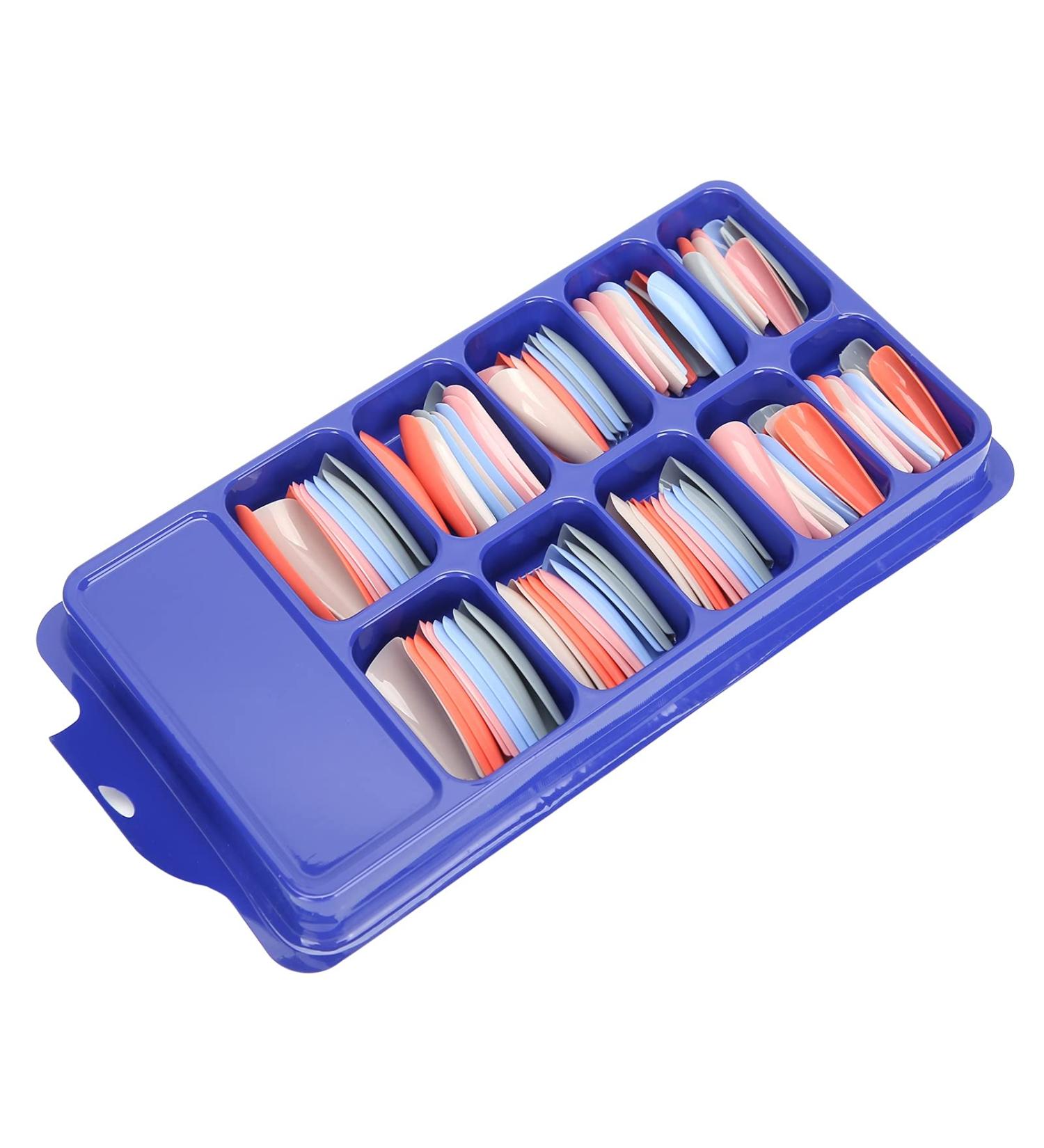 Colorful ABS Fake Nail Tips - Easy to Trim for Home Use | International Shipping Available - Buy Online on GoSupps.com