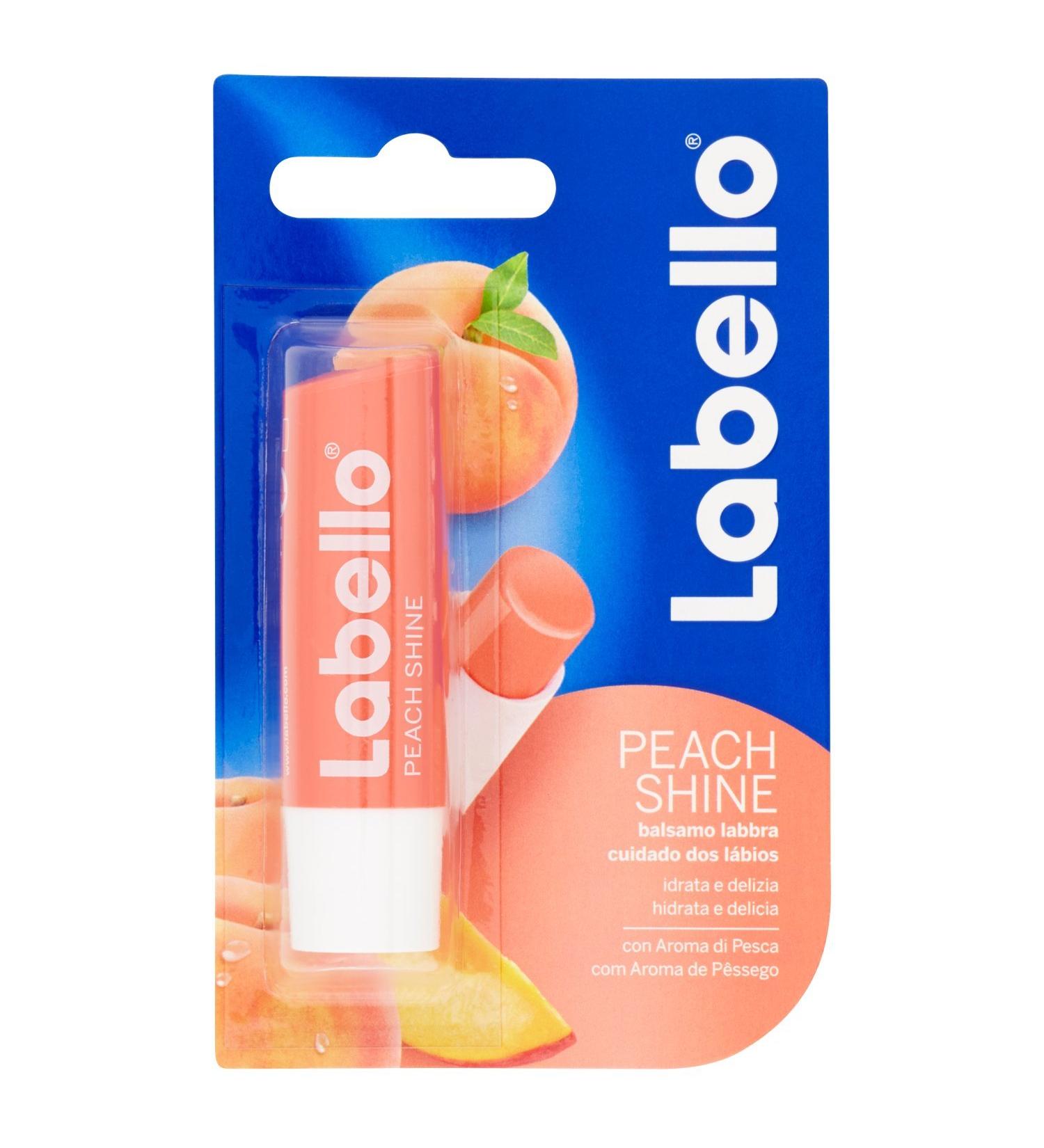 Shop Lip Balm Peach Fruity Shine 4.8g - Hydrating Peach Flavor for Soft Lips | International Shipping - Buy Online on GoSupps.com