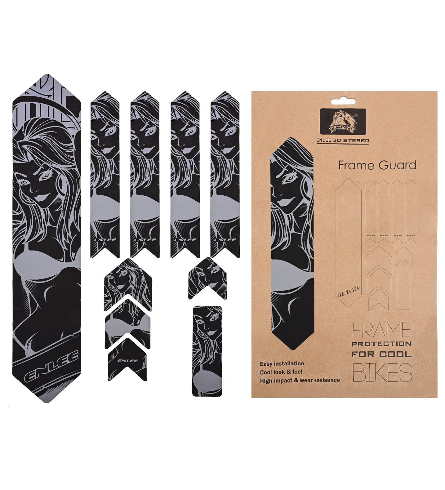 Bike Frame Protection Tape Set - Reflective Guard Stickers for Mountain, Road, and Off-Road Bicycles - Buy Online on GoSupps.com