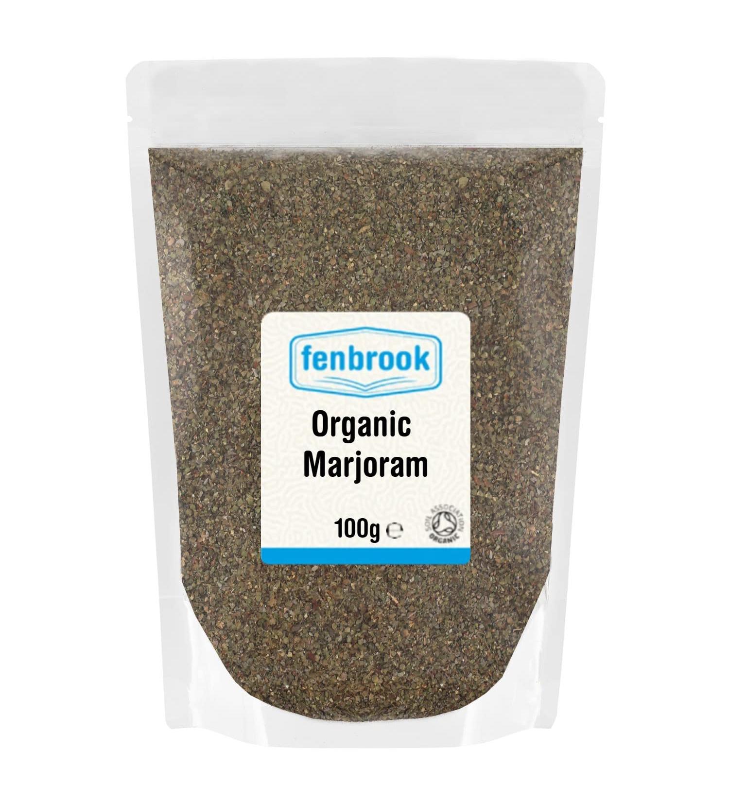 100g Organic Marjoram | Certified by Fenbrook Organic - Buy Online on GoSupps.com