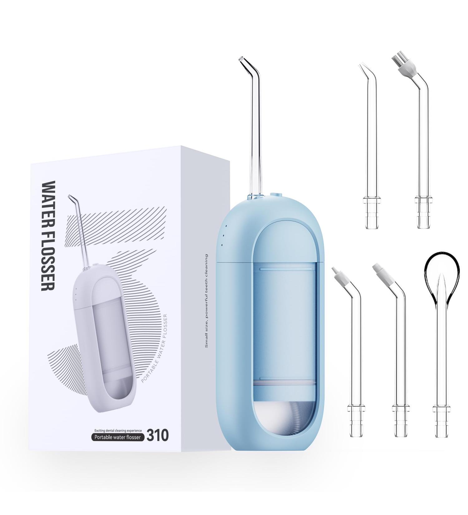 Water Flosser - Yayisheng Portable Cordless Dental Oral Irrigator | 3 Modes 150ML Detachable Tank 6 Jet Tips IPX7 Waterproof - Shop Now - Buy Online on GoSupps.com