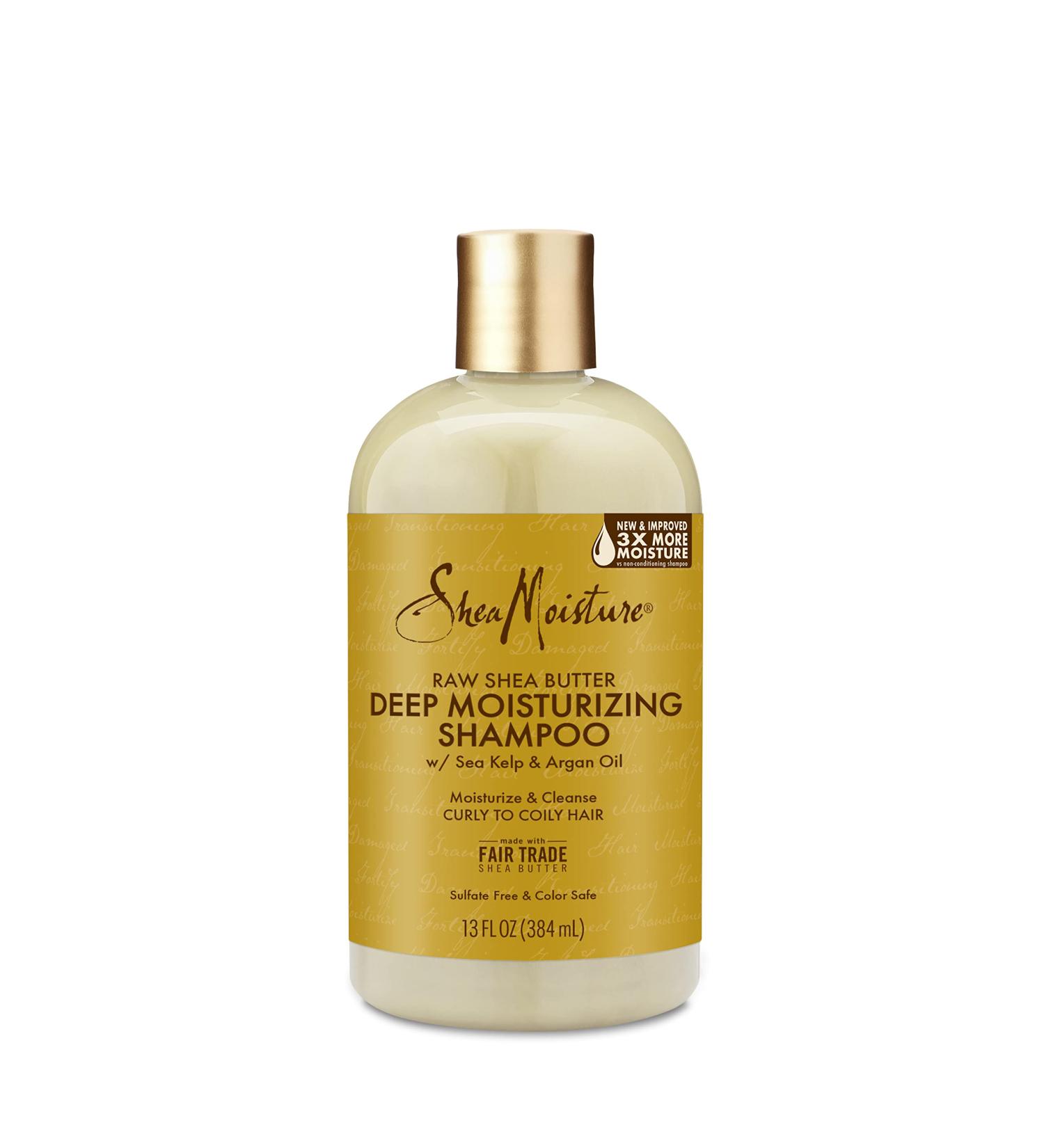 SheaMoisture Raw Shea Butter Shampoo - Deep Moisturizing for Dry, Damaged, or Transitioning Hair - Sulfate-Free - 13oz - Buy Online on GoSupps.com