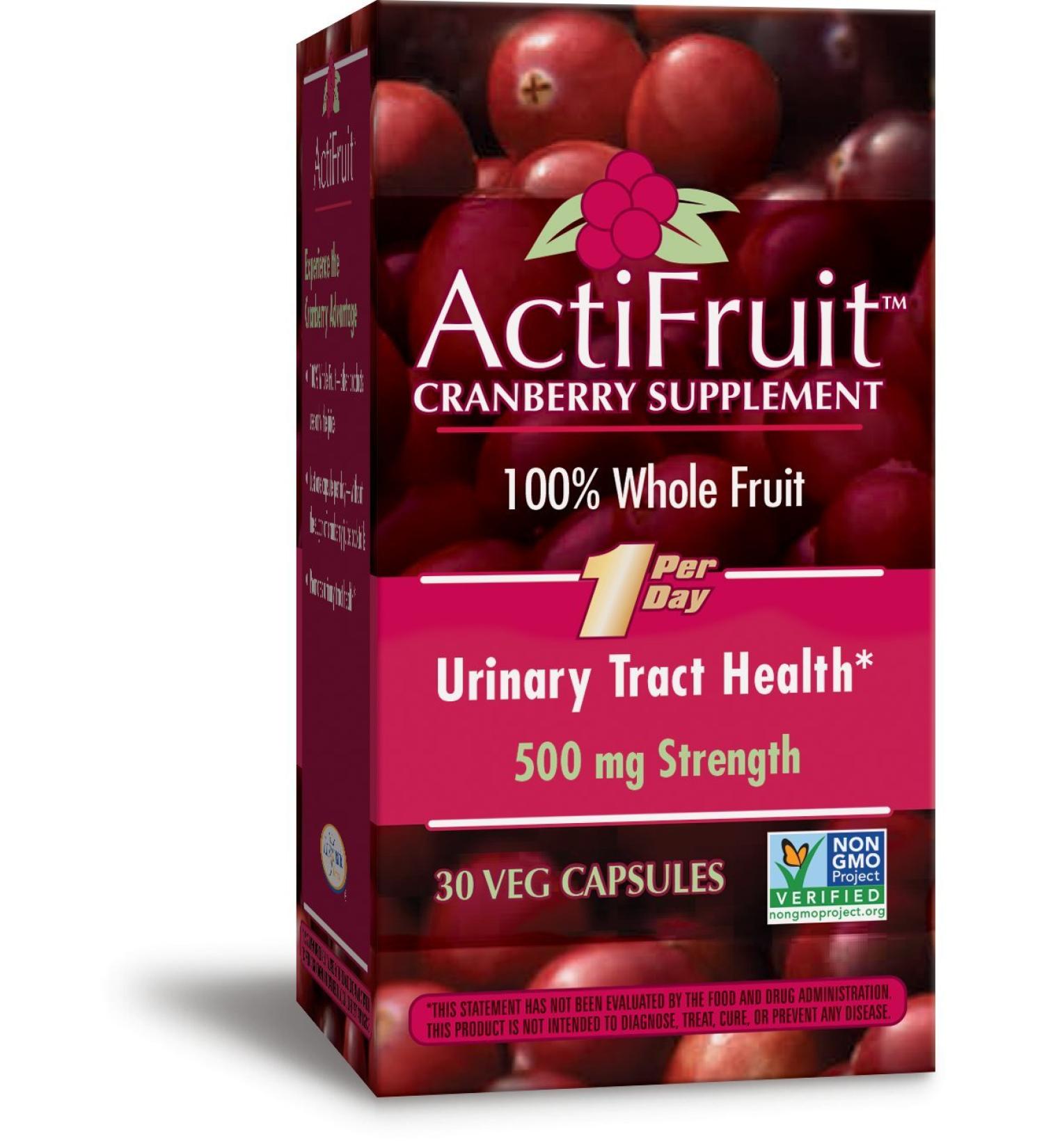 Enzymatic Therapy ActiFruit Cranberry Supplement 30 Veg Capsule
