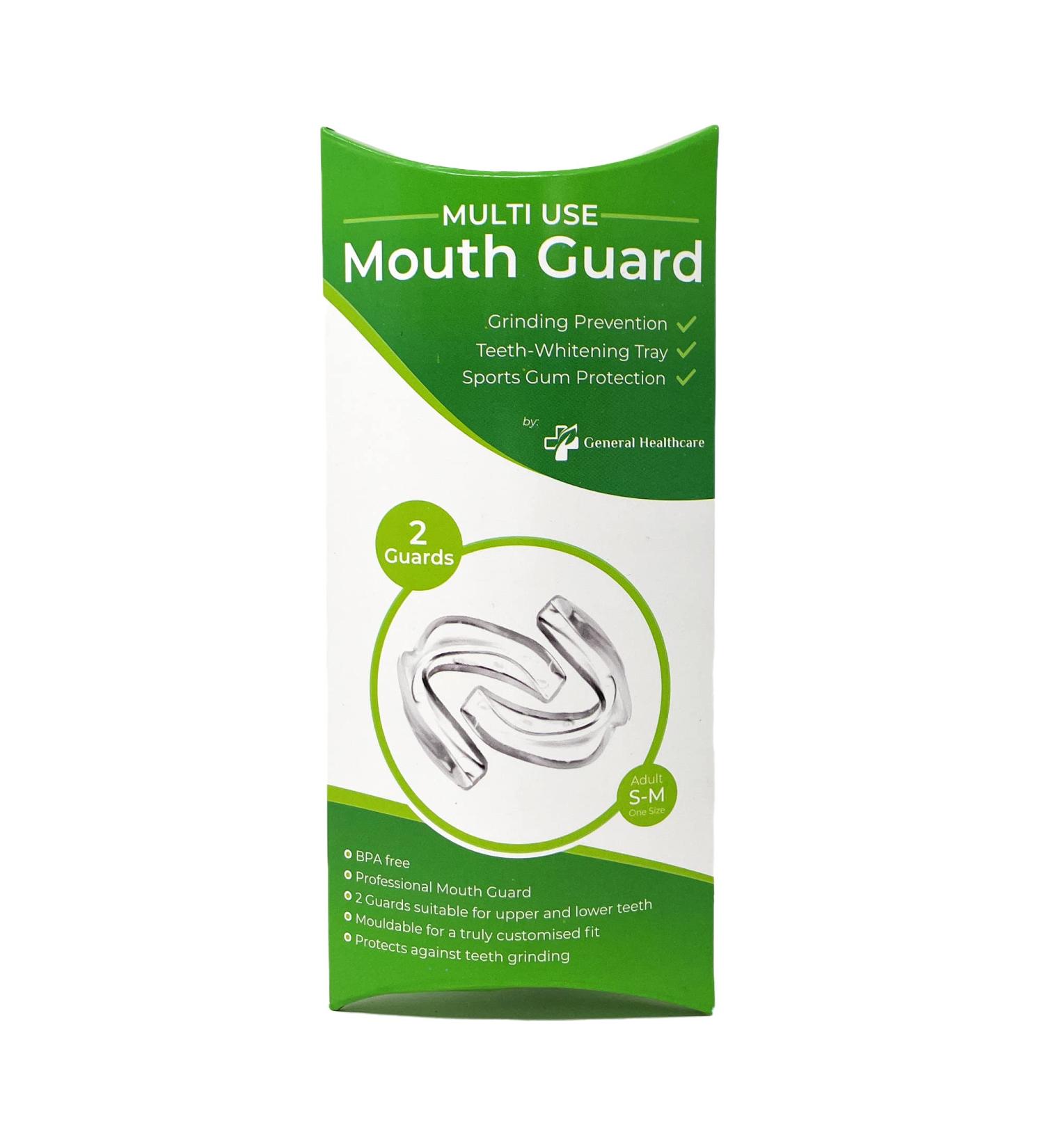 Mouth Guard Multi-Use Dental Gel Gum Shield Night Teeth Grinding - 2PCS/Pack (Clear) - Buy Online on GoSupps.com