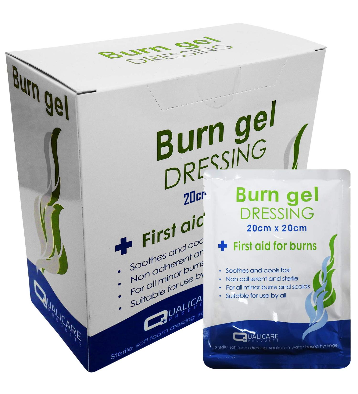 10x Large 20cm x 20cm Non-Adherent Burn Wound Dressing Pads for First Aid - Buy Online on GoSupps.com