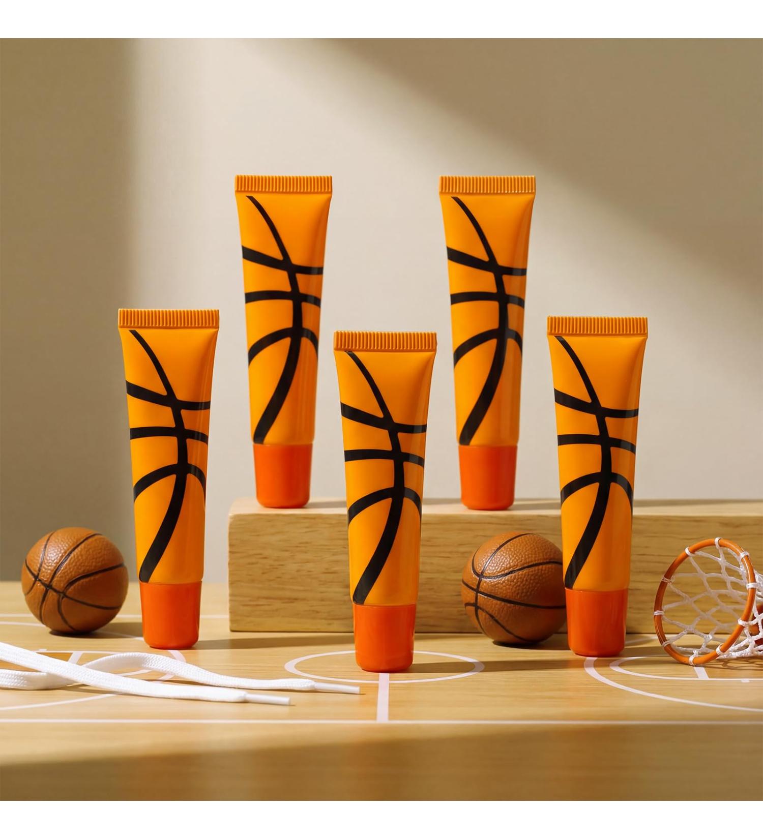 Swiffen 36 Pcs Basketball Party Favors Basketball Lip Balm Bulk 0.35 oz Vanilla Flavored Moisturizing Lip Repair Sports Gift for Team Teen Adults Birthday Party Game Supplies - Buy Online on GoSupps.com