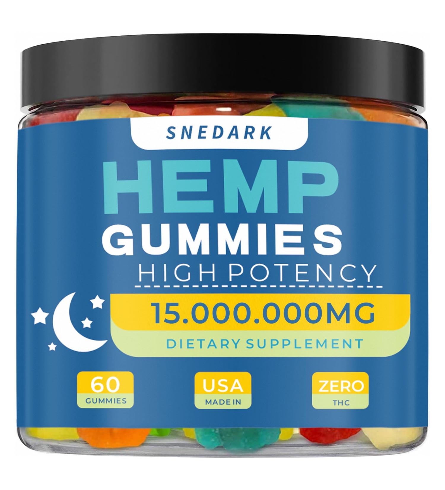 Hemp Gummies Advanced Extra Strength- High Potency Natural Hemp Oil Extract Gummy Great for Peace & Relaxation Naturals Fruit Flavors - Made in USA - Buy Online on GoSupps.com