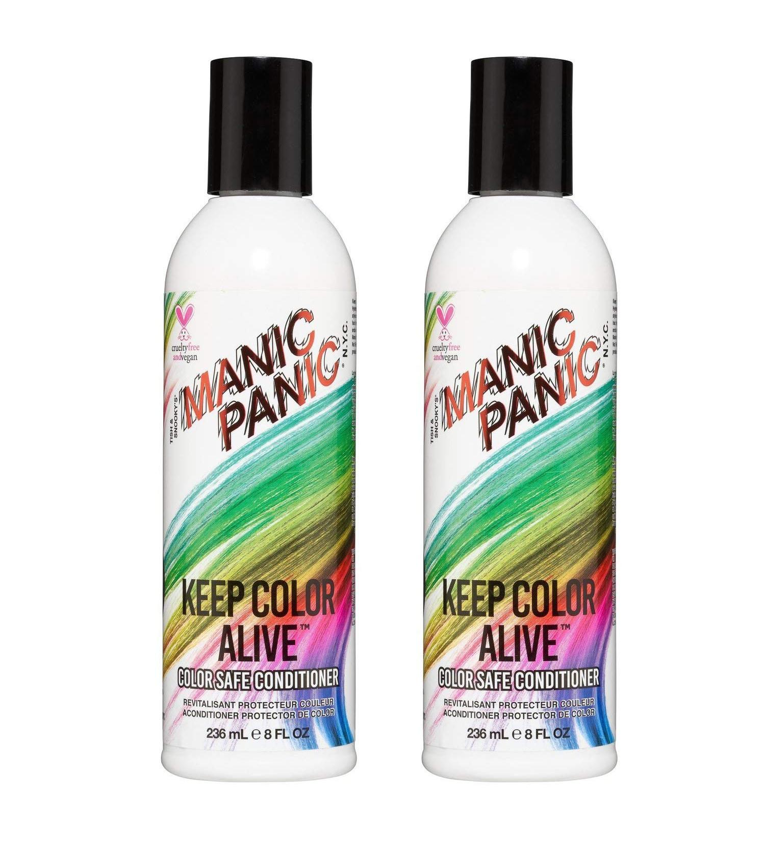 Manic Panic - Keep Color Alive Color Safe Conditioner Vegan Cruelty Free Conditioner Color Stays For Longer Maintains Colour 2 x 236ml - Buy Online on GoSupps.com