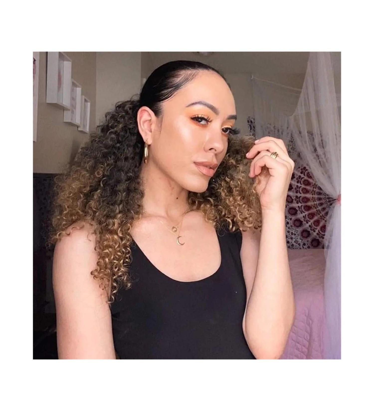 Short Kinky Curly Ponytail Extension Afro Synthetic Drawstring Ponytail Extensions Clip in Curly Fake Hair Pony Tail Hairpiece for Black Women (Color : 1B-27) - Buy Online on GoSupps.com