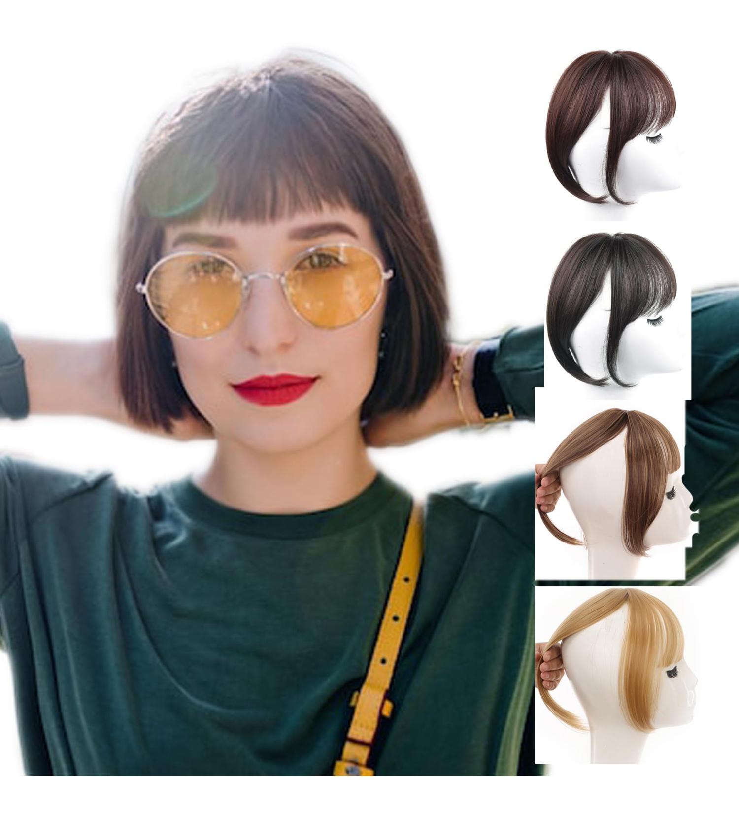 Bcenoilua Clip in Fringe Clip in Bangs for Women Hair Extensions Thinning Hair Real Hair Clip on Bangs French Bangs Light Bangs Fashion Wispy Bangs Hair Pieces Daily Wear Dark Brown - Buy Online on GoSupps.com